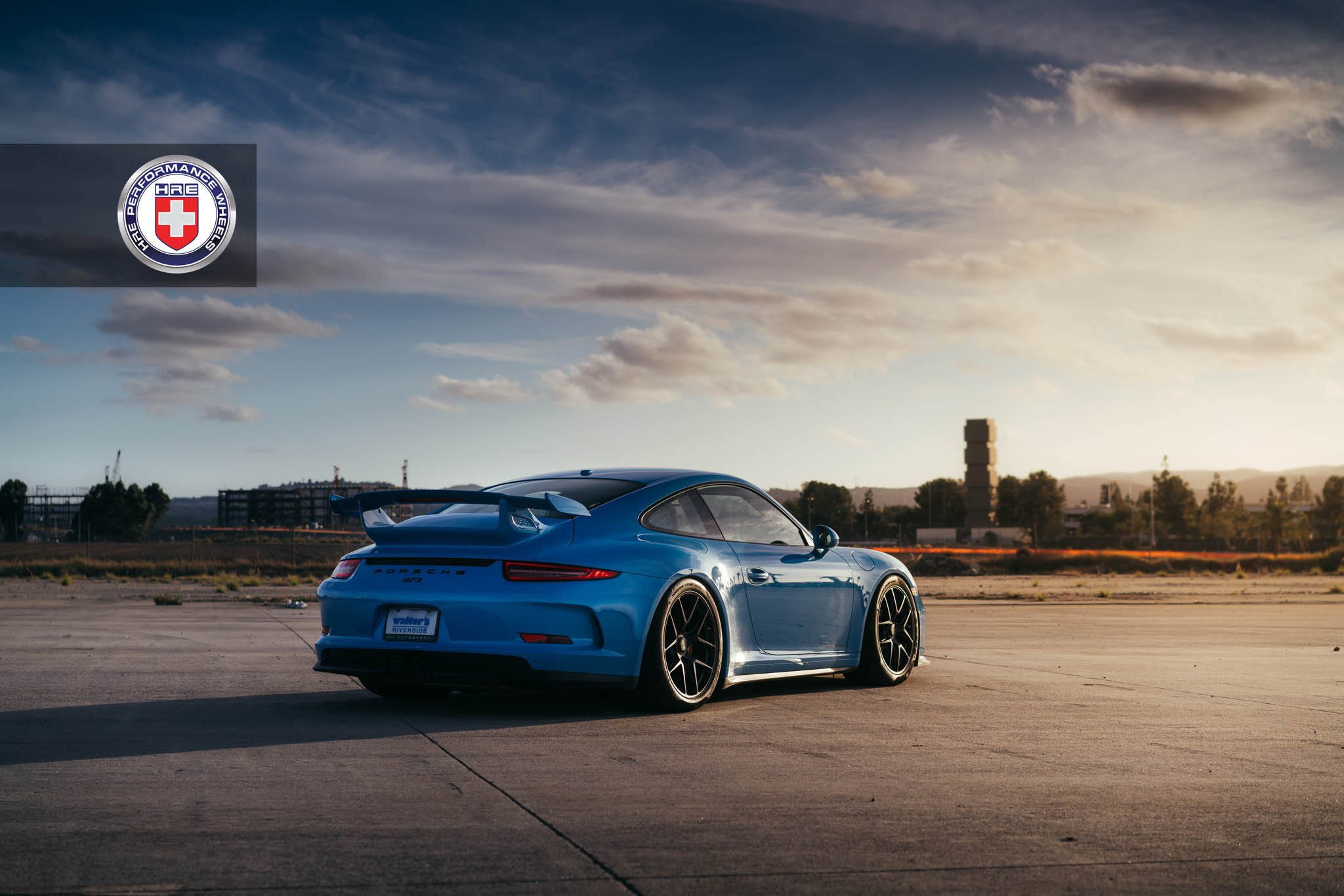 1080P, hre, 991, porsche, wheels, gt3, blue, HD Wallpaper