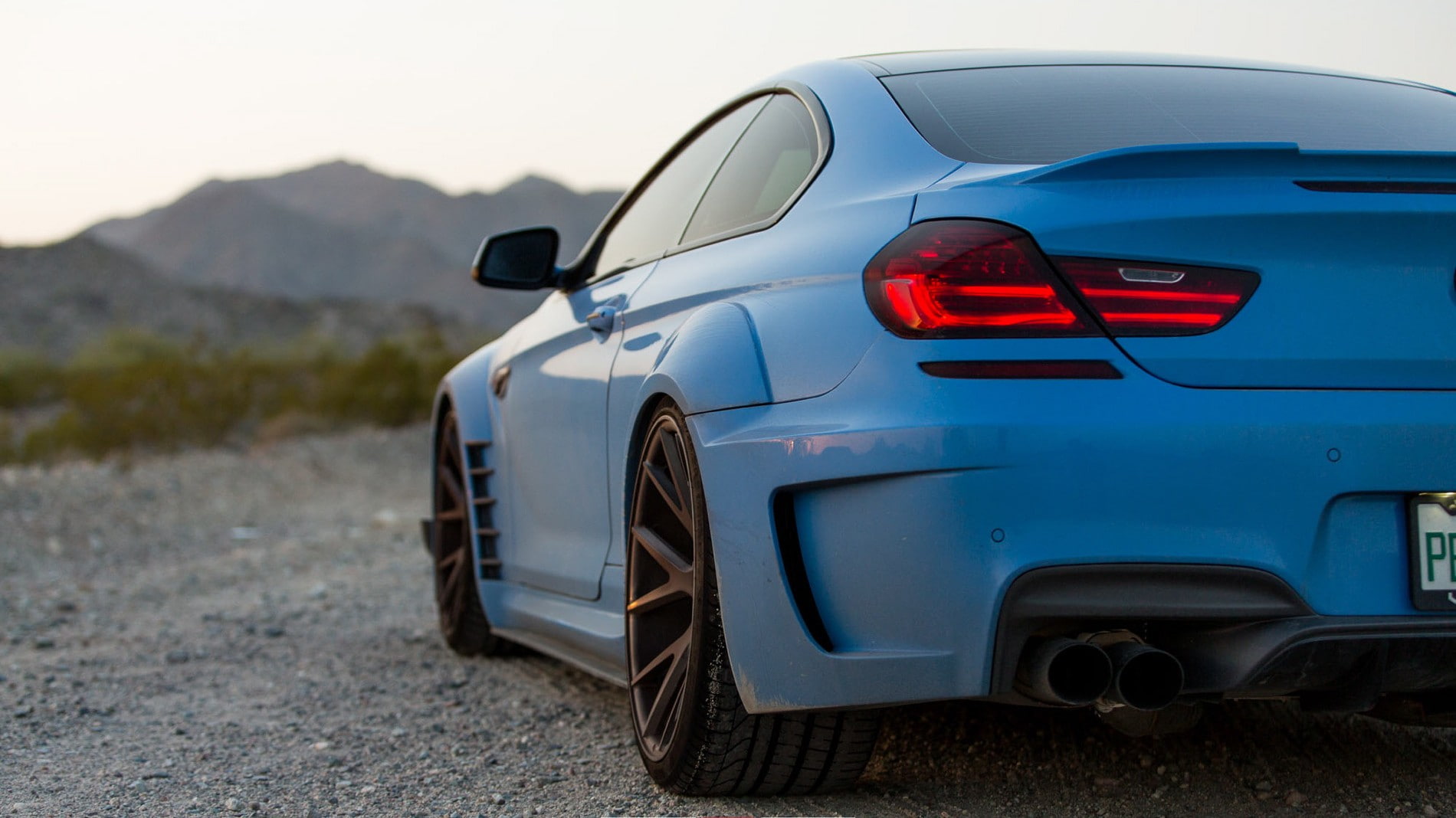 road, environment, motor vehicle, Prior Design, no people, land, wheel, travel, transportation, climate, BMW 650i, desert, mountain, tire, land vehicle, HD Wallpaper