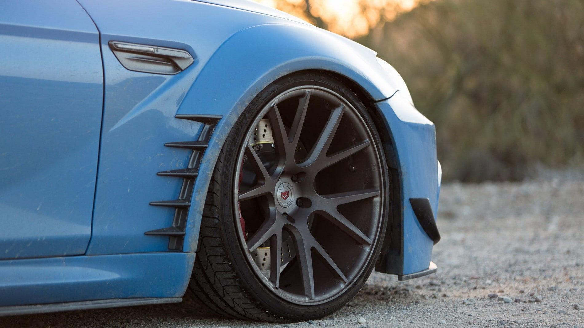car, Prior Design, blue cars, BMW 650i, BMW, Vossen, 720P, tires, HD Wallpaper