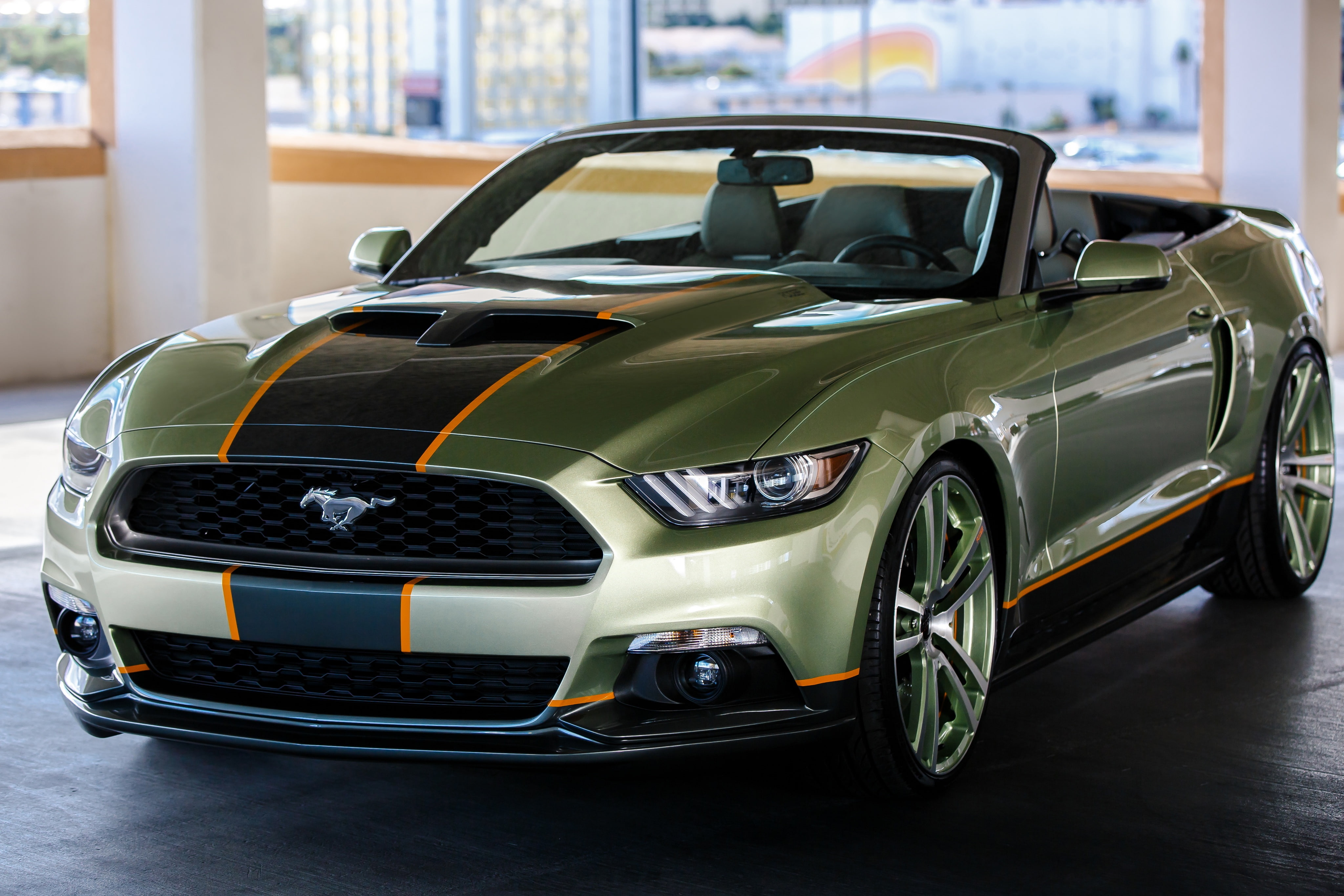 design, mustang, ford, 2014, foose, 4K, convertible, HD Wallpaper