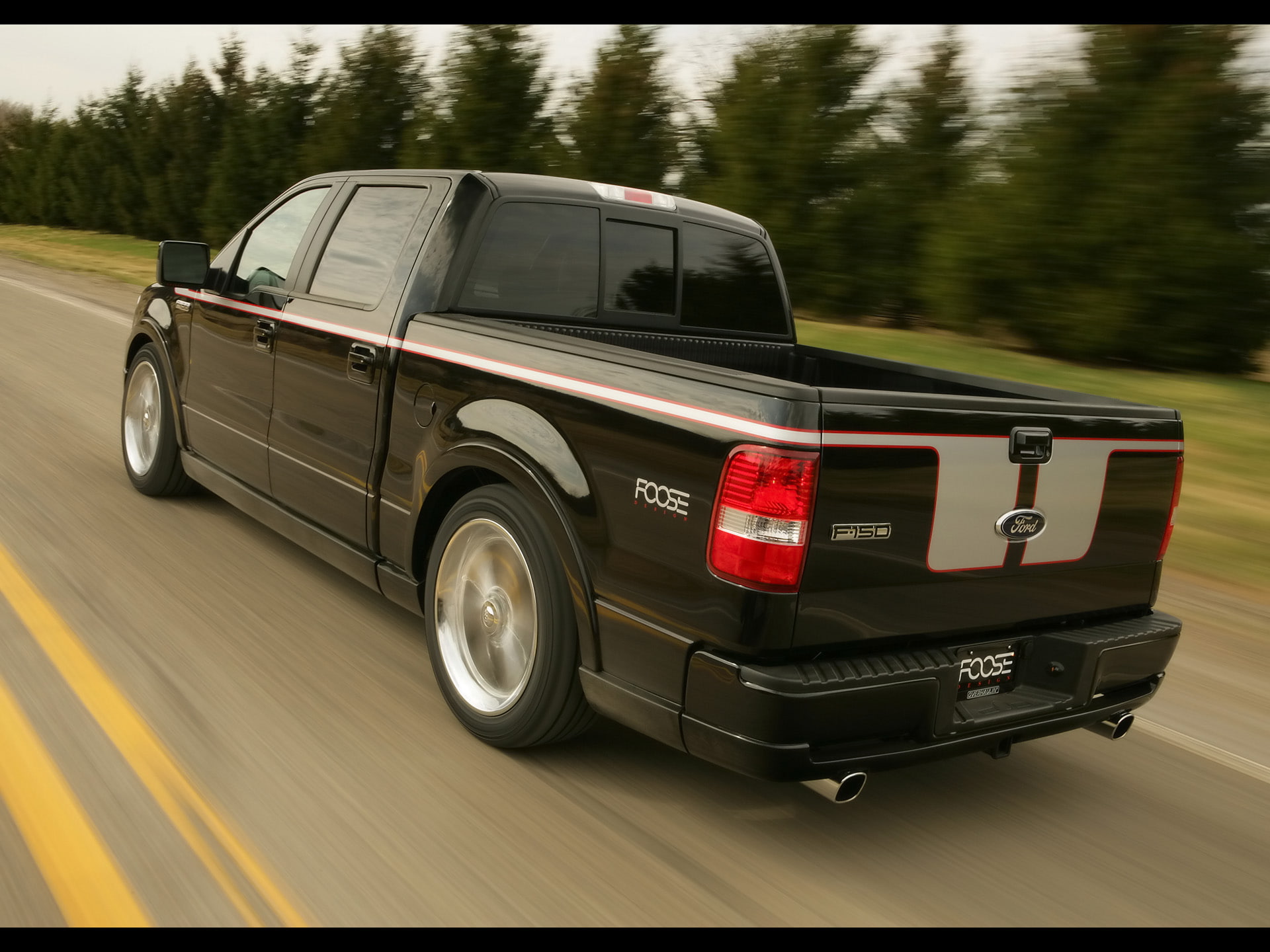 pickup, 1080P, foose, truck, f 150, ford, tuning, muscle, 2008, HD Wallpaper