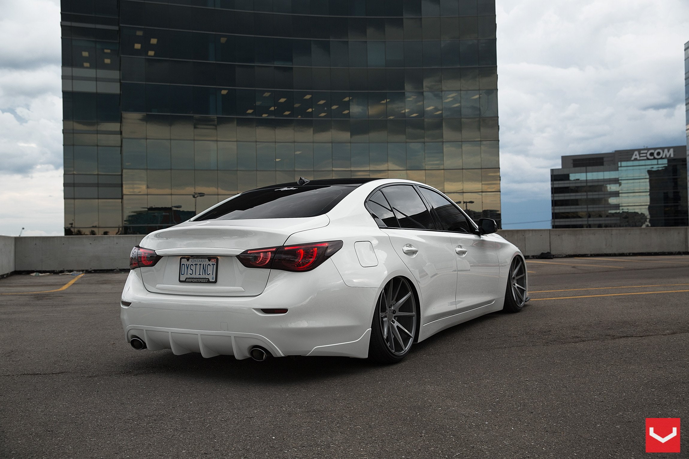 vossen, wheels, q50, infiniti, 1080P, tuning, HD Wallpaper