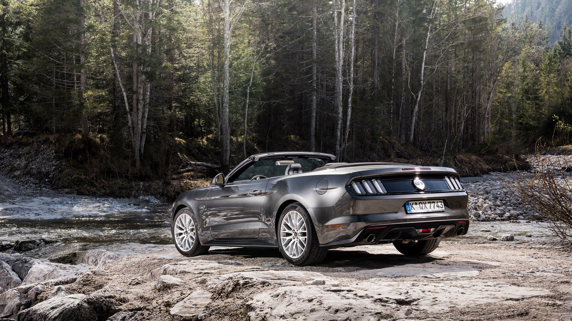 coupe, car, black, outdoors, road trip, day, sports utility vehicle, 1080P, motor vehicle, non-urban scene, plant, stationary, transportation, mode of transportation, HD Wallpaper
