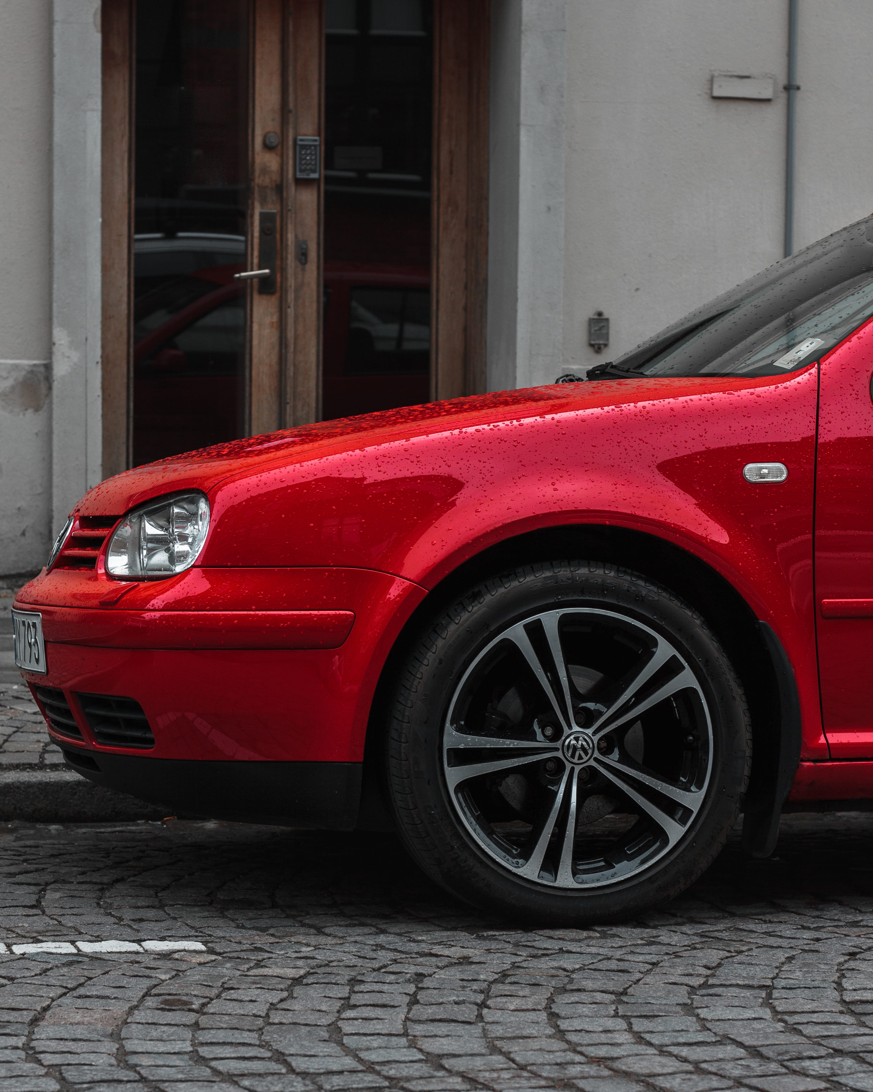 stationary, volkswagen gti, volkswagen golf mk 2, automobile, retro styled, volkswagen (automobile make), architecture, built structure, volkwagen golf, Phone HD Wallpaper