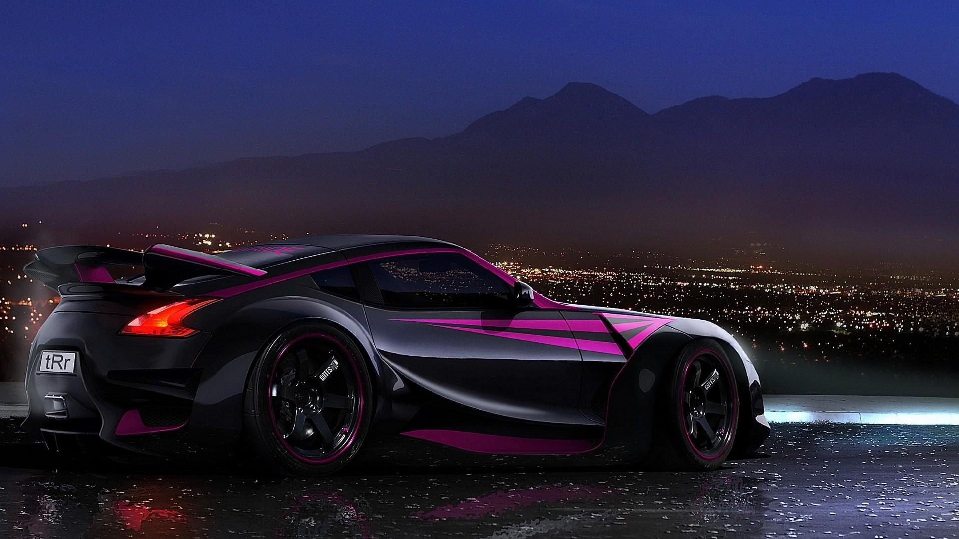 1080P, car, city, 370z, nissan, HD Wallpaper