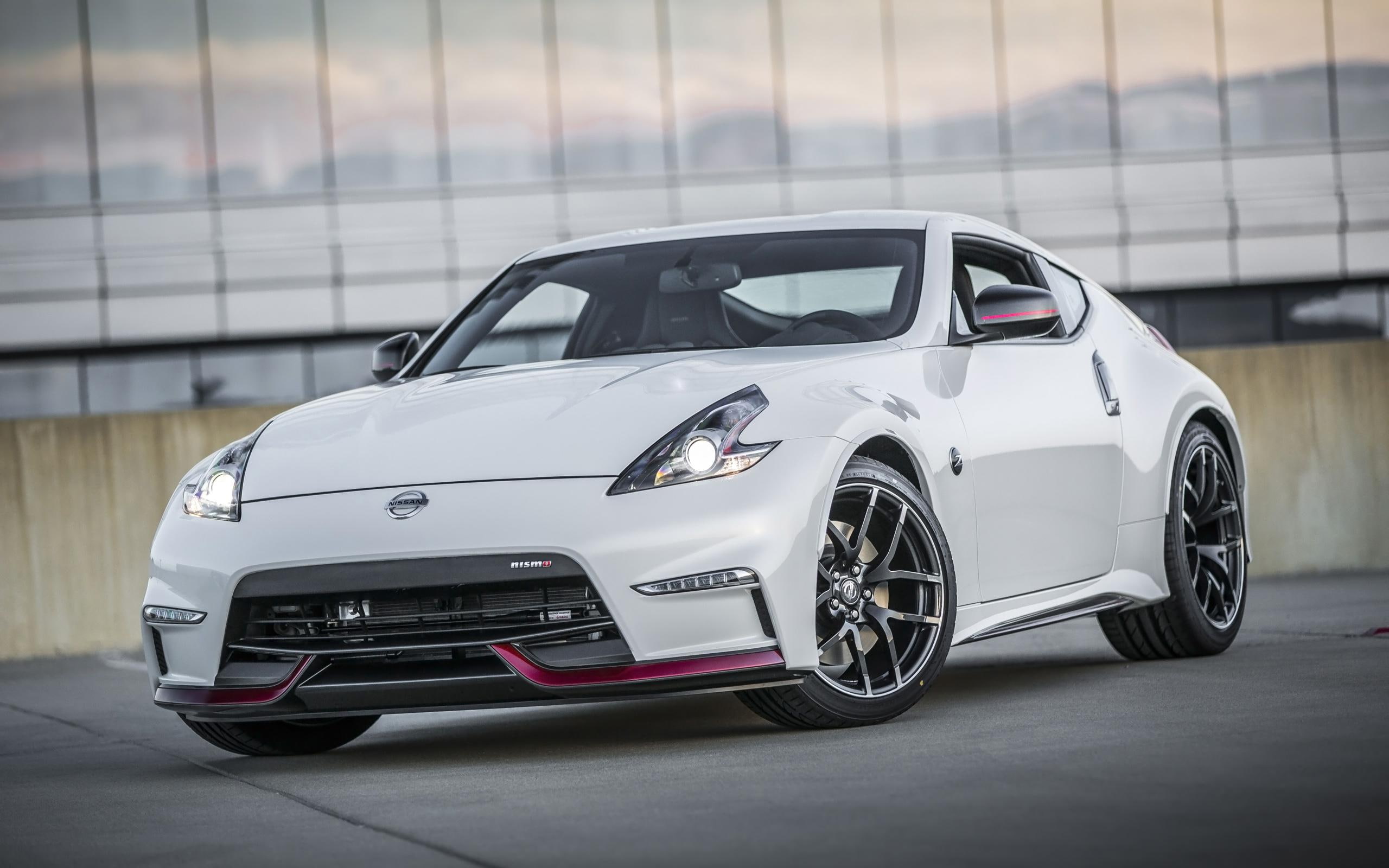 car, 2K, luxury, white, nissan, z, 2015, cars, nismo, 370z, HD Wallpaper