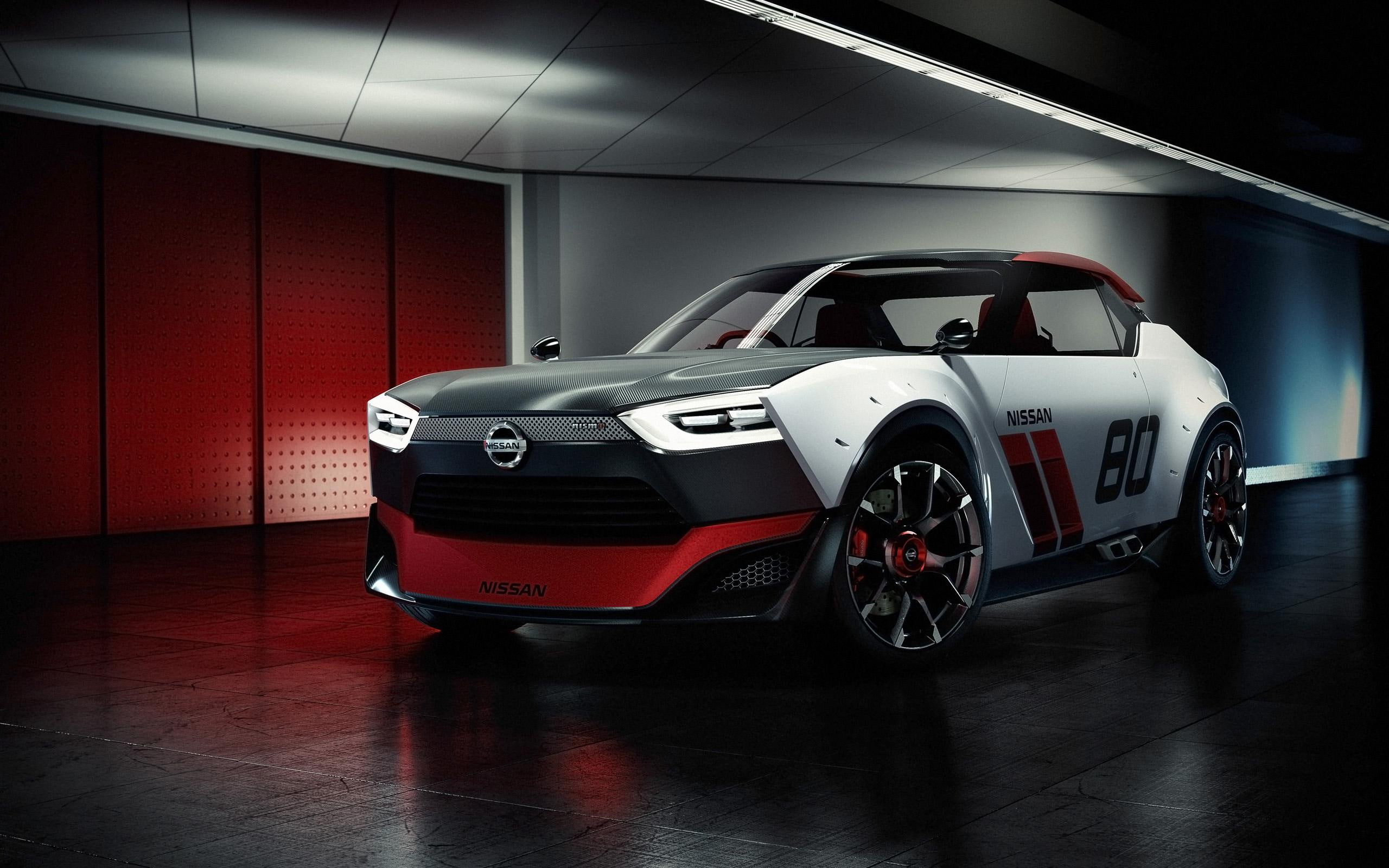 nissan, sports, black, cars, nismo, idx, white, 2K, red, car, HD Wallpaper