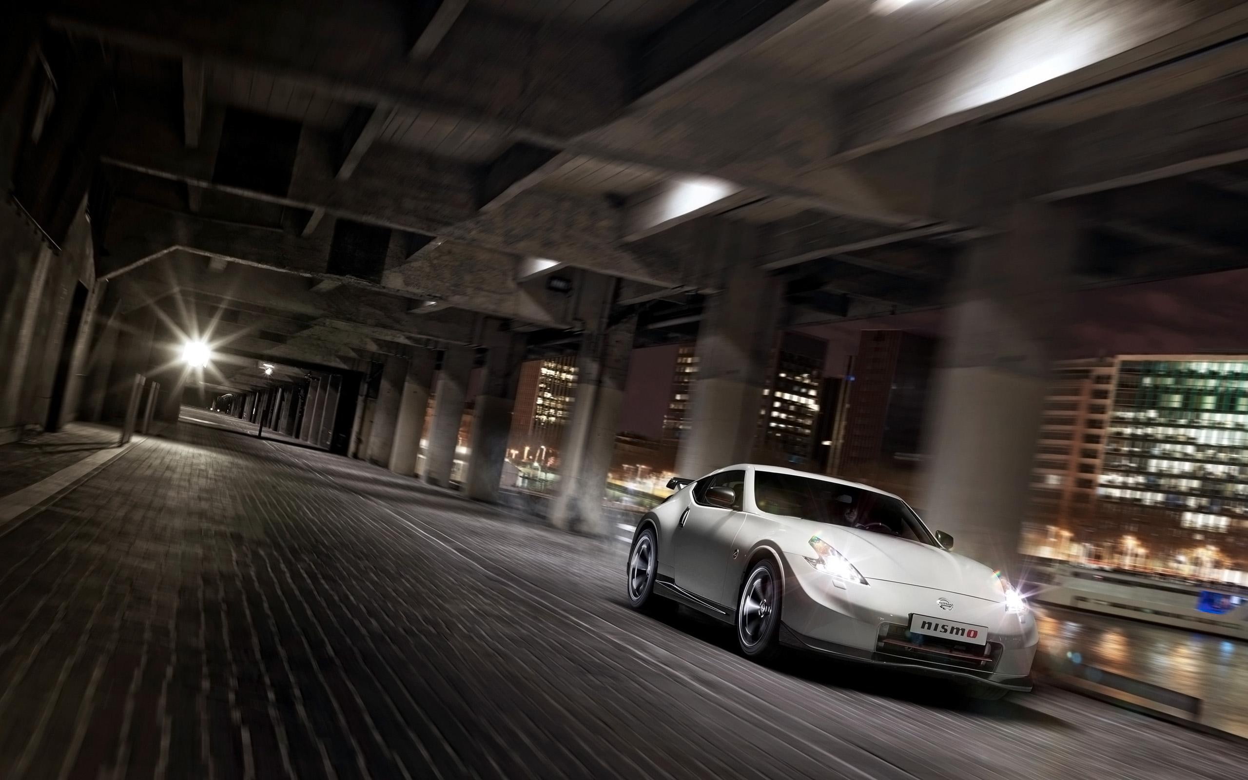 370z, car, white, nismo, cars, 2014, z, nissan, 2K, HD Wallpaper