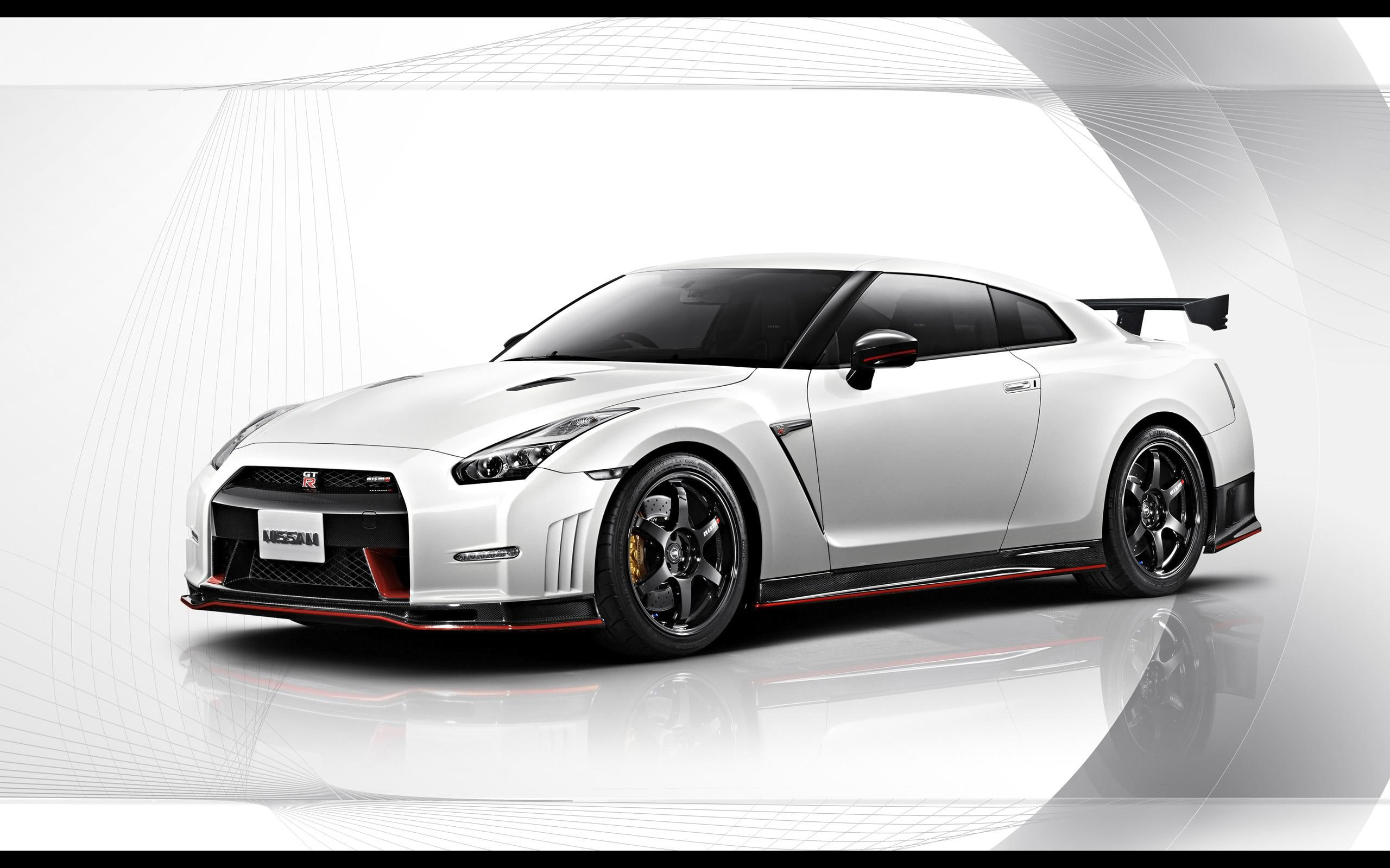cars, 2015, r, white, sports, gt, car, nissan, nismo, 2K, HD Wallpaper