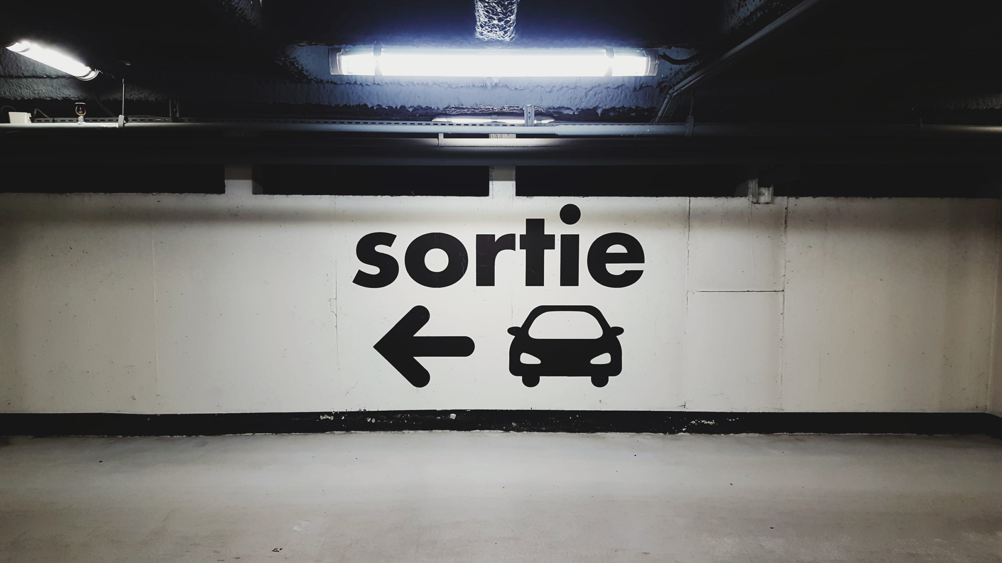 architectural column, french, urban, subway, neon, marking, sign, parking garage, horizontal, number, information sign, french sign, light, guidance, HD Wallpaper
