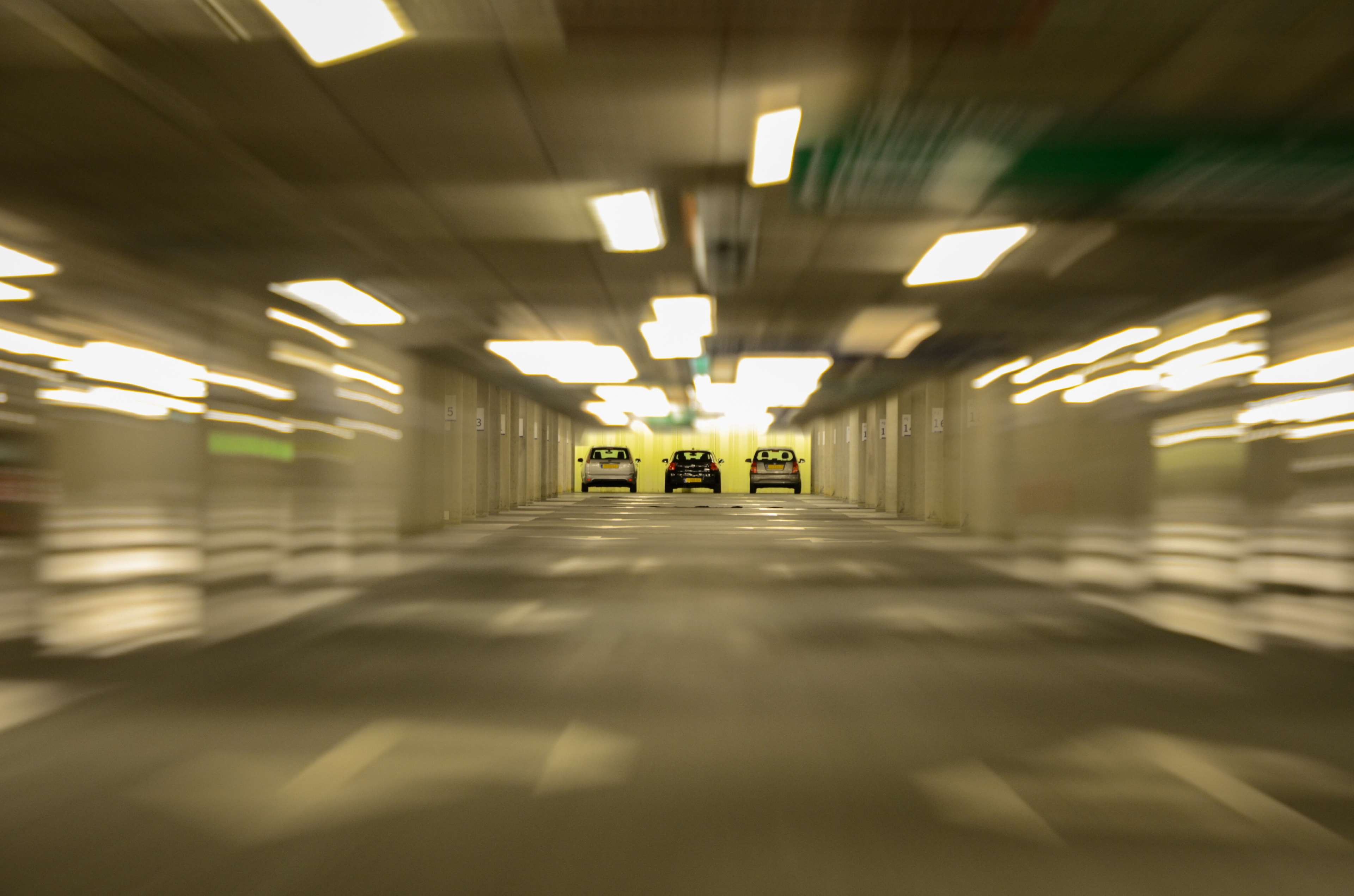 lighting equipment, industry, in a row, fast, transportation, quick, parking garage, indoors, building, domestic room, ceiling, effect, illuminated, corridor, HD Wallpaper