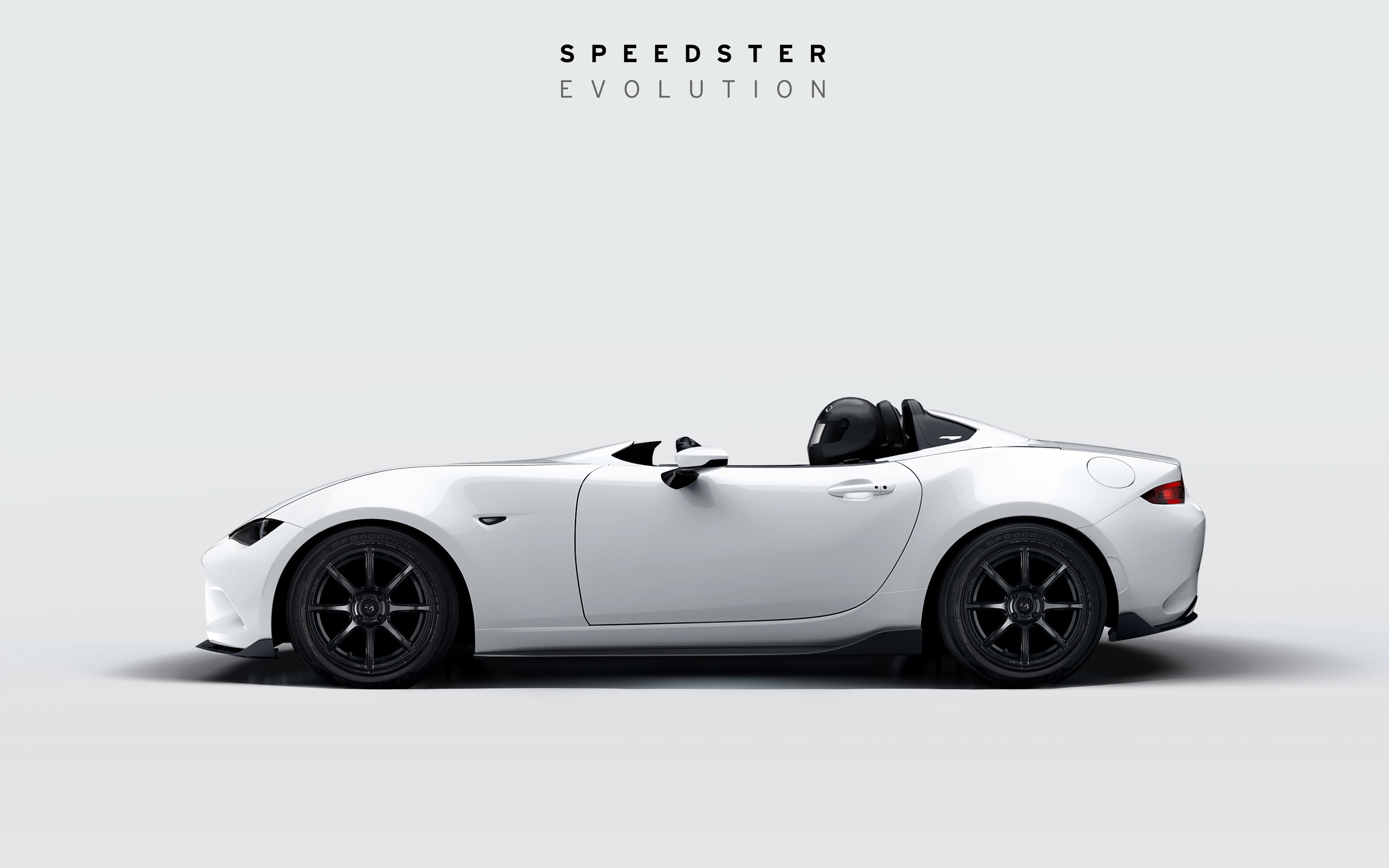 white background, convertible, mode of transportation, racecar, indoors, motor vehicle, alternative energy, 2017, k, 4K, wealth, Mazda, text, land vehicle, HD Wallpaper