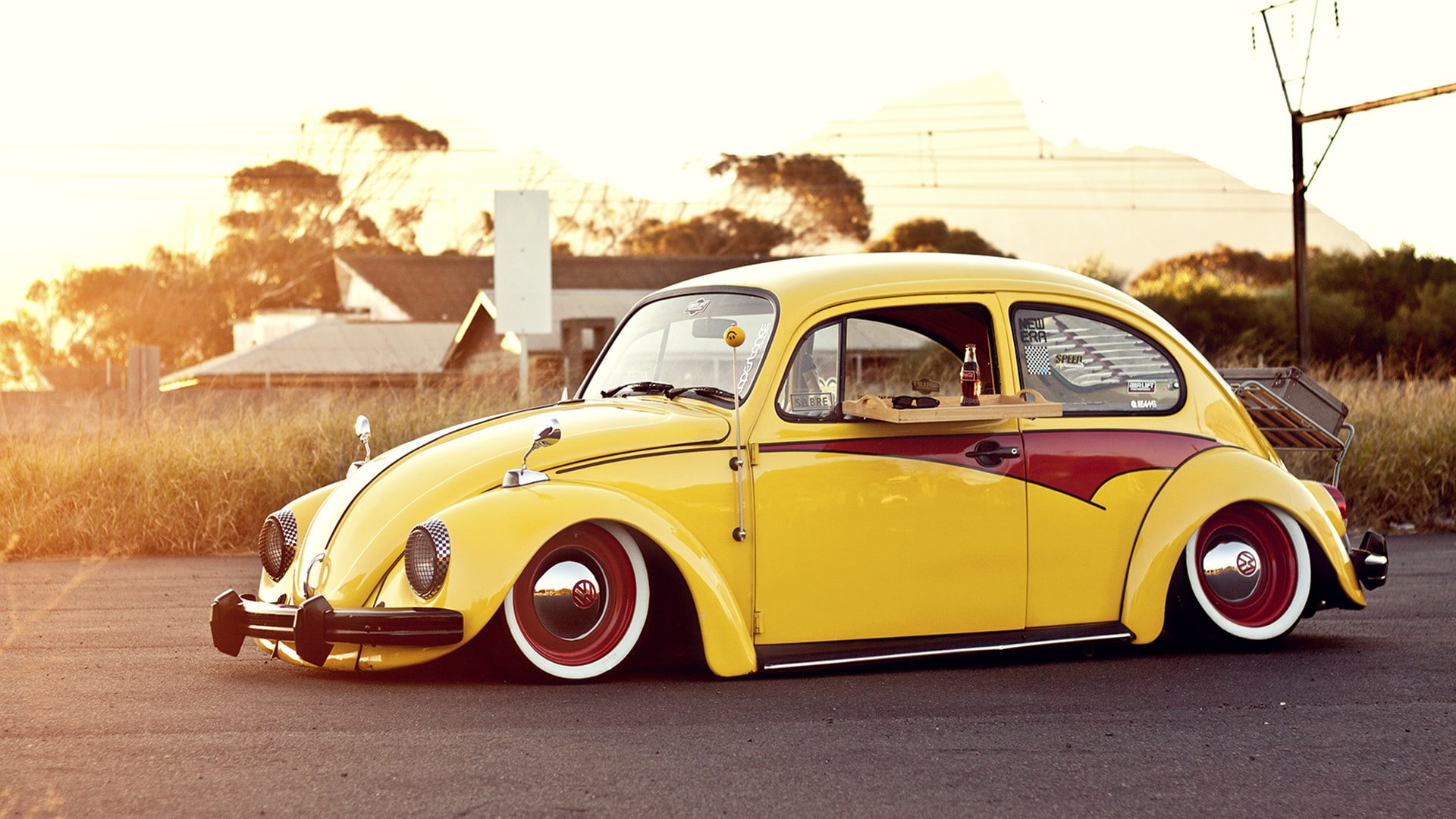 lowrider, tuning, lowriders, 1080P, classic, volkswagen, bug, HD Wallpaper