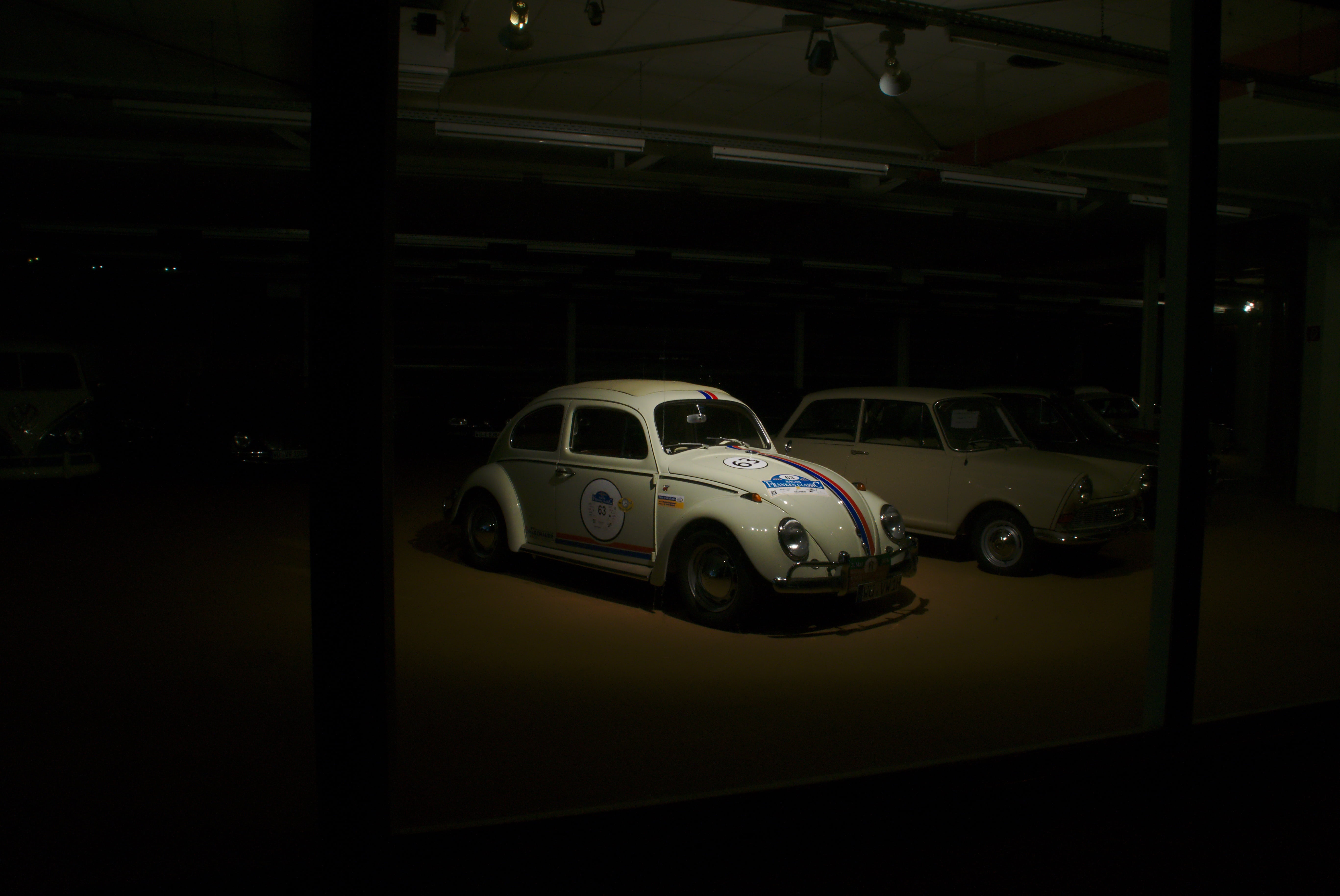 auto, land vehicle, car, beetle, no people, stationary, herbie, architecture, parking garage, memory, built structure, mode of transportation, vw beetle, HD Wallpaper