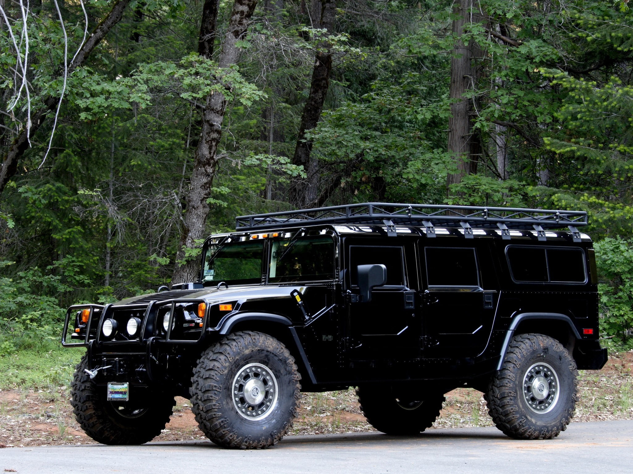 rover, military, 1080P, driving, off-Road Vehicle, suv, h, sport, car, Black, mode of Transport, transportation, dirt Road, mode of transportation, day, HD Wallpaper