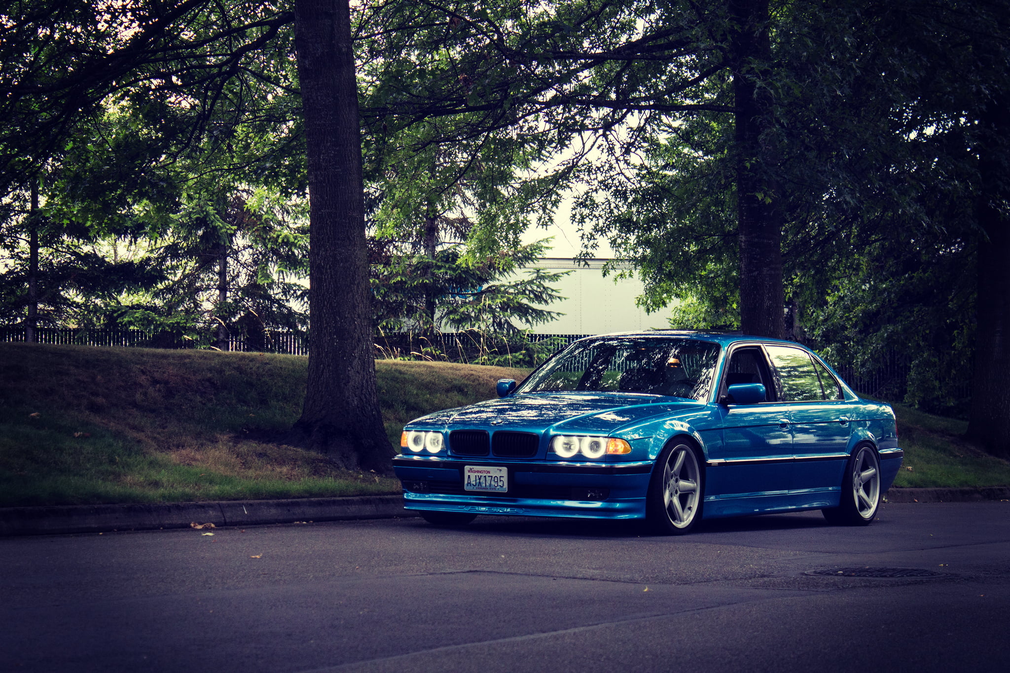 shock Absorber, competition, low Profile Tires, shiny, reflection, street, rally Car Racing, modern, BMW, grille, compact Car, power, wheel, driving, e38, HD Wallpaper