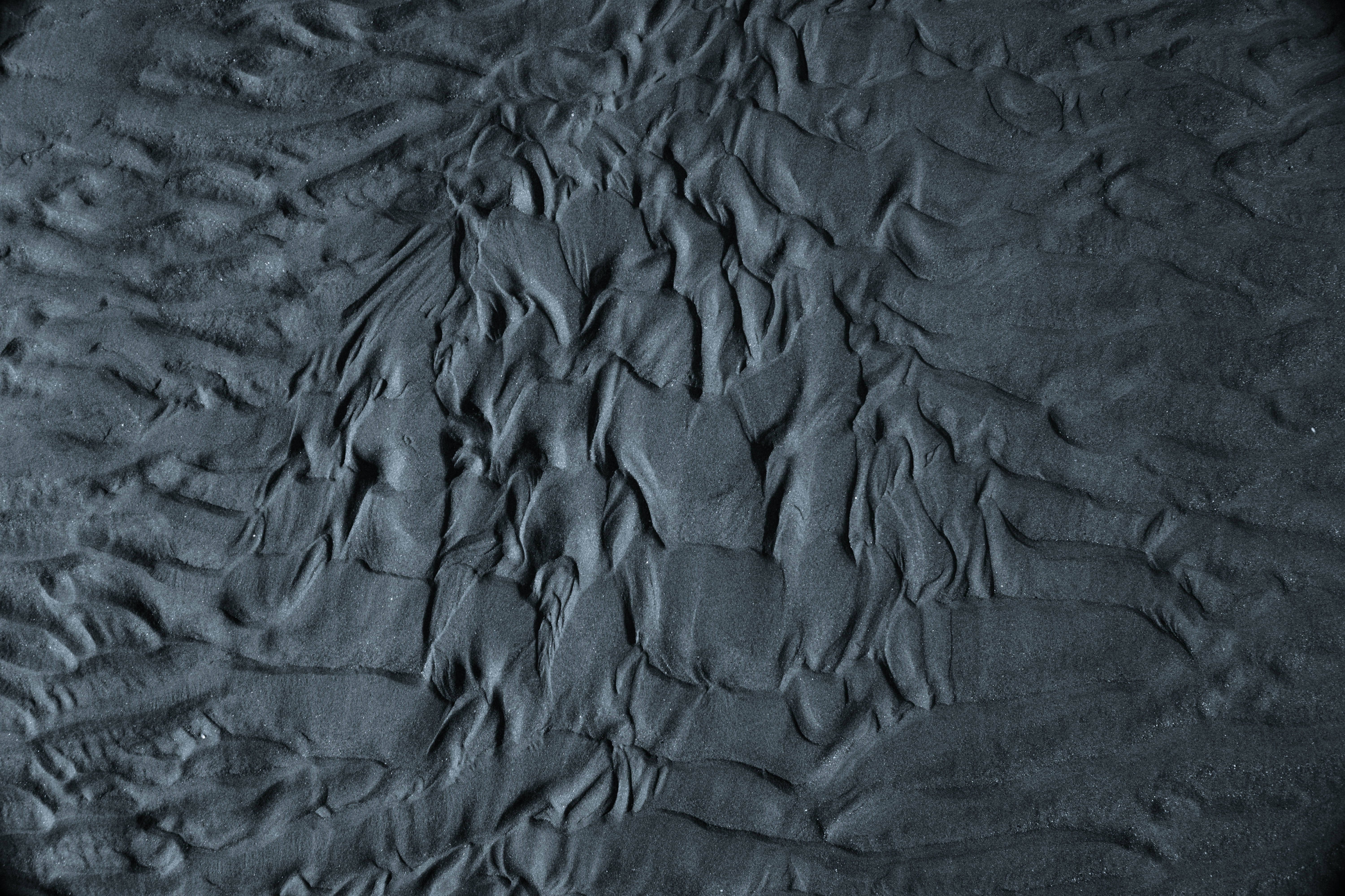 black and white, surface Level, macro, ripple, texture, backgrounds, beach, no People, nature, nervum, material, textured, black Color, rough, 5K, sand, HD Wallpaper