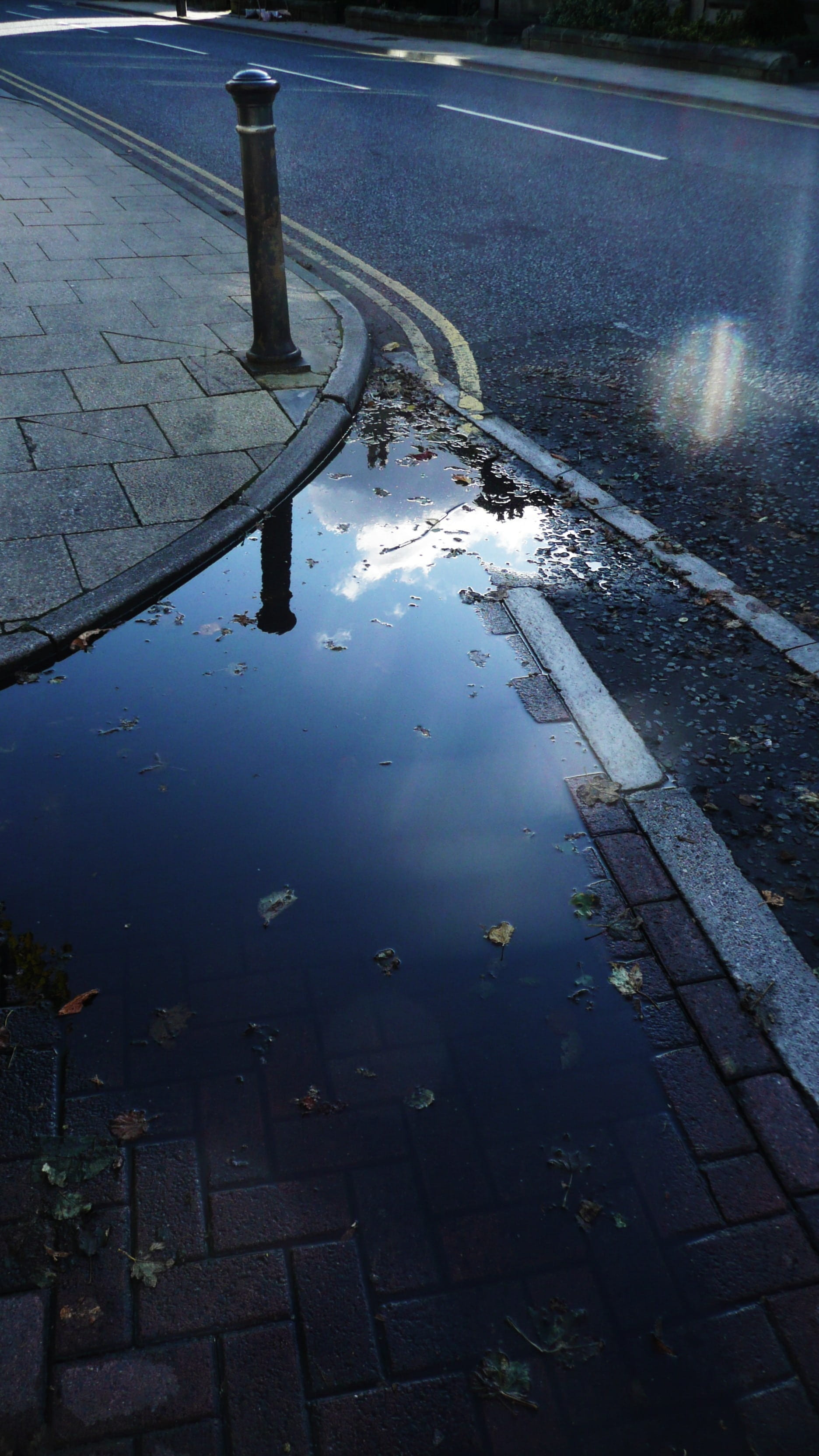 flood, gray, urban, water, outdoors, dirty, nature, transportation, rainy season, Street, reflection, outdoor, footpath, wet, day, Road, rain, concrete, Phone HD Wallpaper