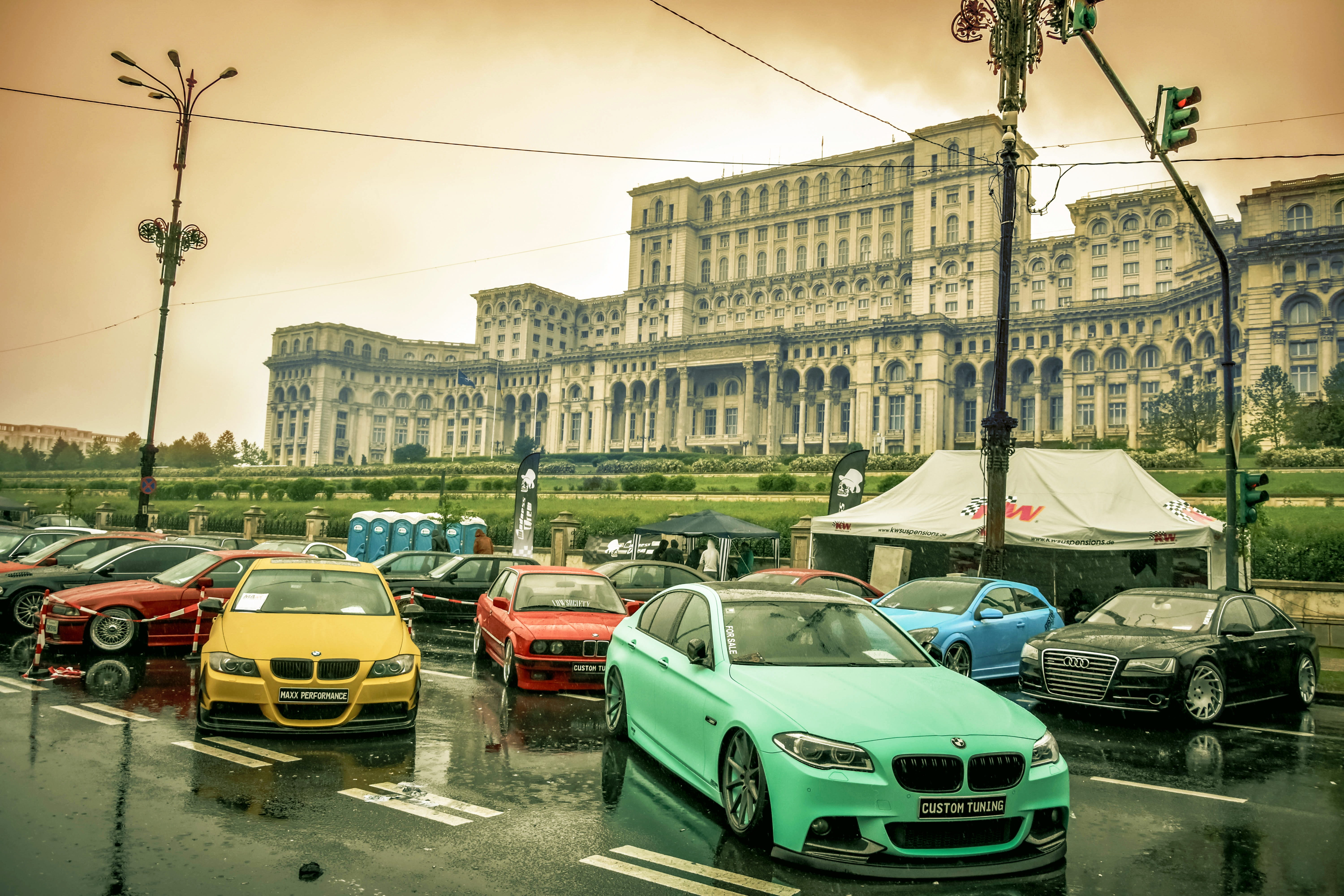 motor, Vehicle, building, mode of transportation, Bmw, 5K, street, motorshow, automobile, Car, drive, architecture, motor vehicle, electricity, city, transportation, HD Wallpaper
