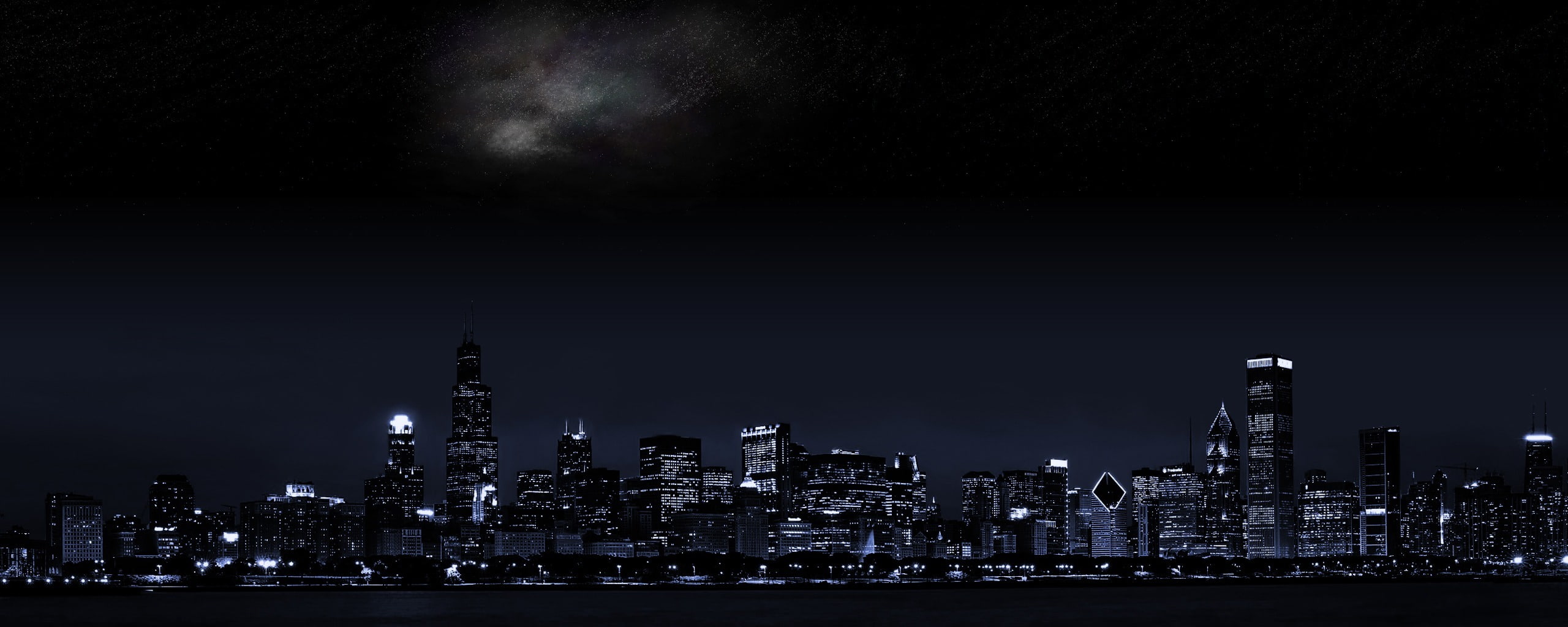 the, Nigh, 2K, city, HD Wallpaper