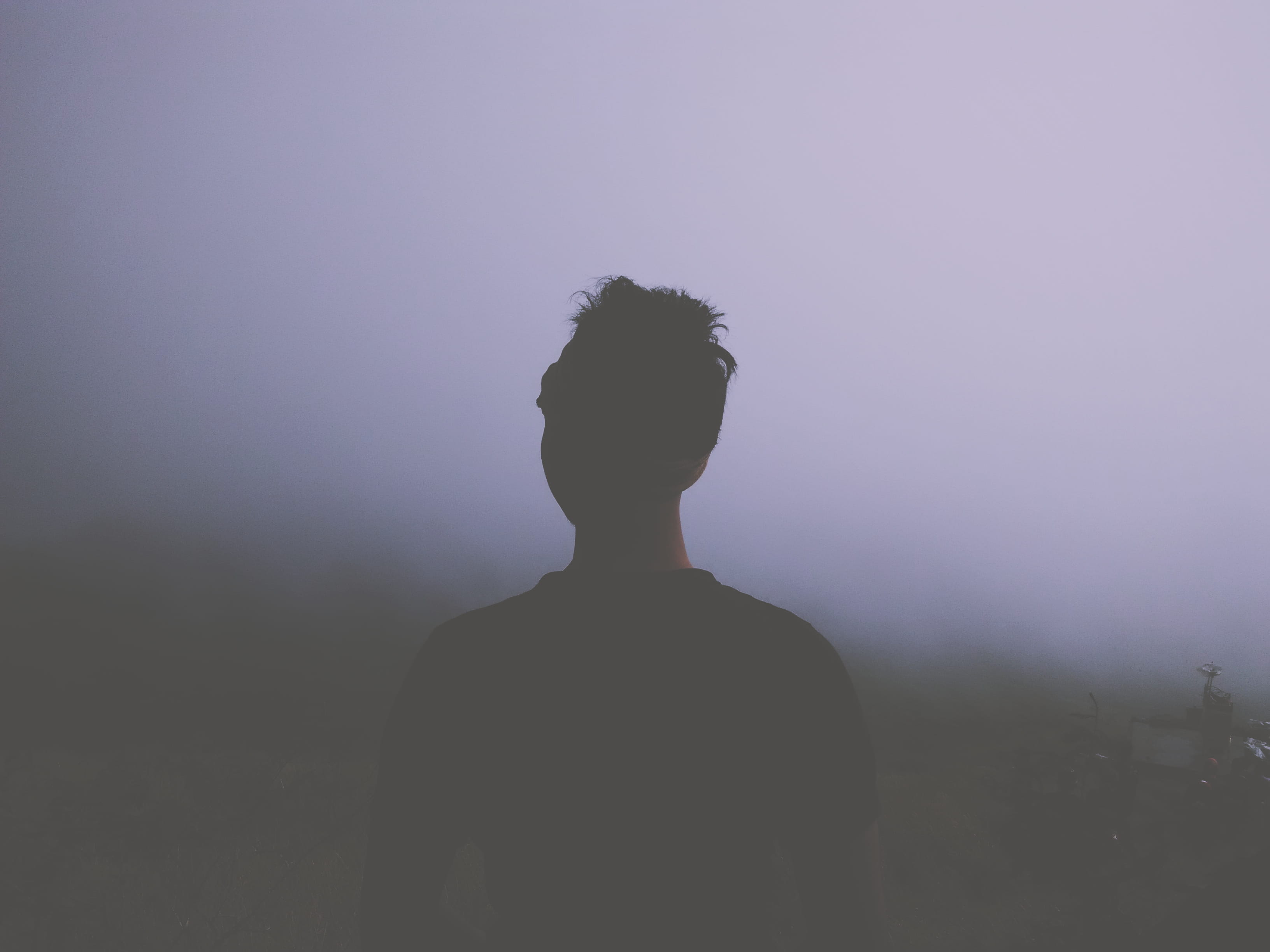 spooky, sky, lifestyles, one Person, people, forest, headshot, loneliness, leisure activity, wearing, time, nature, mist, portrait, woman, black, waist up, HD Wallpaper