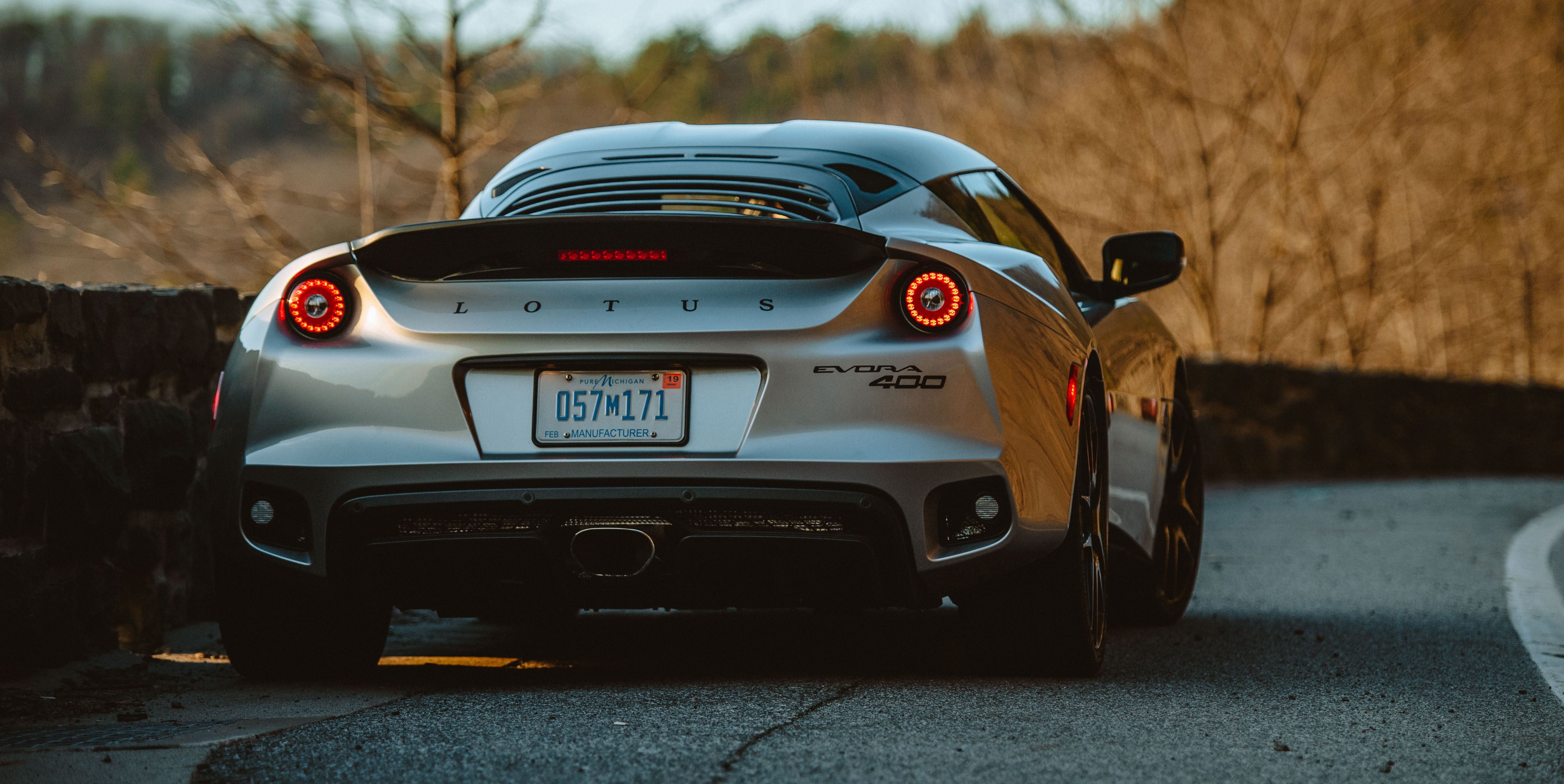 Sportcar, Lotus Evora, rear view, 5K, HD Wallpaper