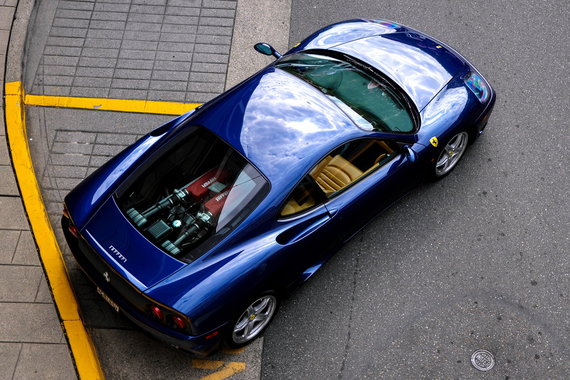 Car, Vehicle, Supercar, Ferrari, 1080P, Ferrari 360 Modena, Blue Car, HD Wallpaper