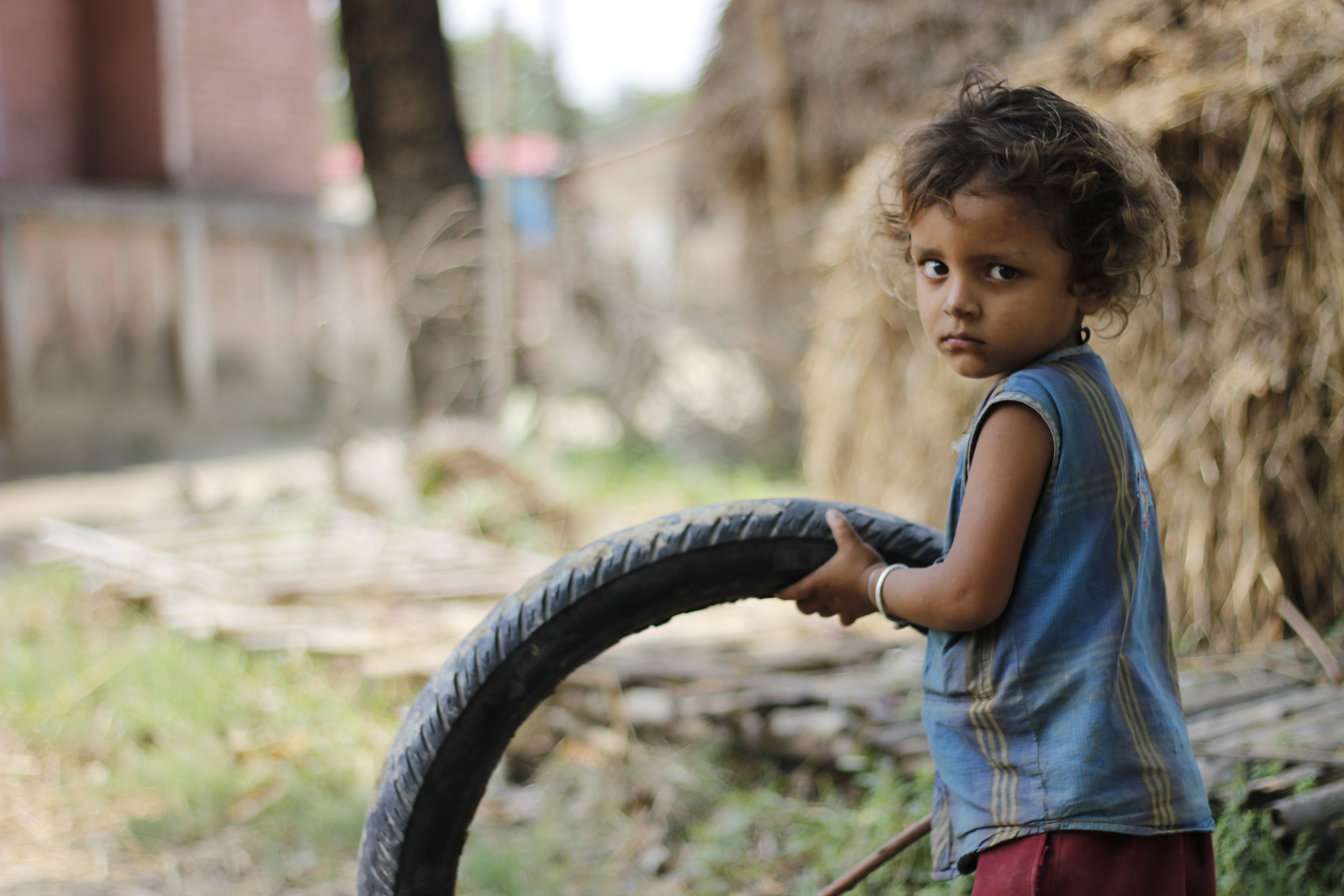 childhood, child, side view, hairstyle, one person, males, kid, standing, real people, boys, focus on foreground, play, portrait, cute, day, lifestyles, HD Wallpaper