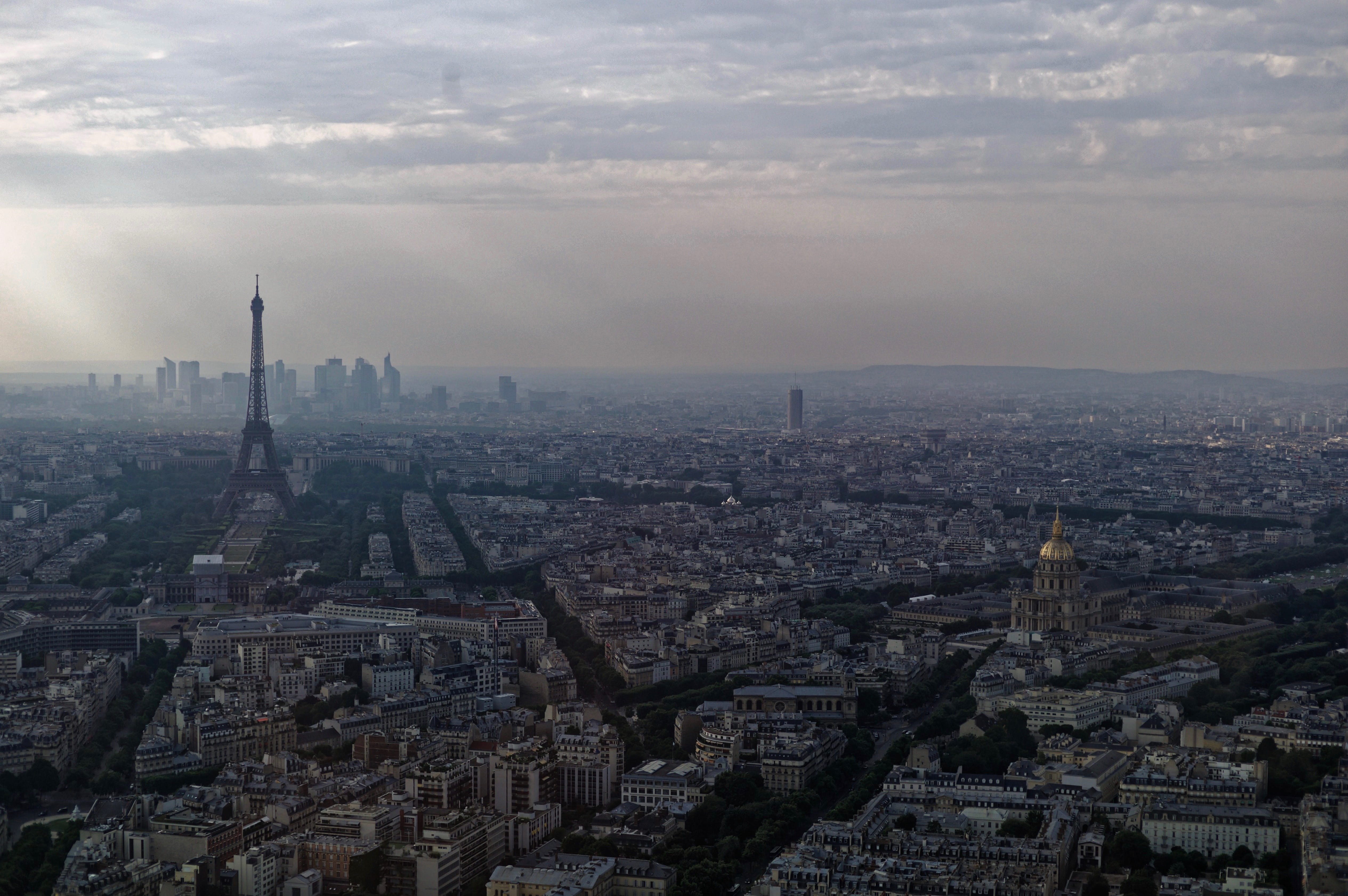 travel, monument, architecture, skyscraper, built structure, nature, monuments, outdoors, eiffel, aerial, crowd, building, panorama, cityscape, 4K, paris, HD Wallpaper