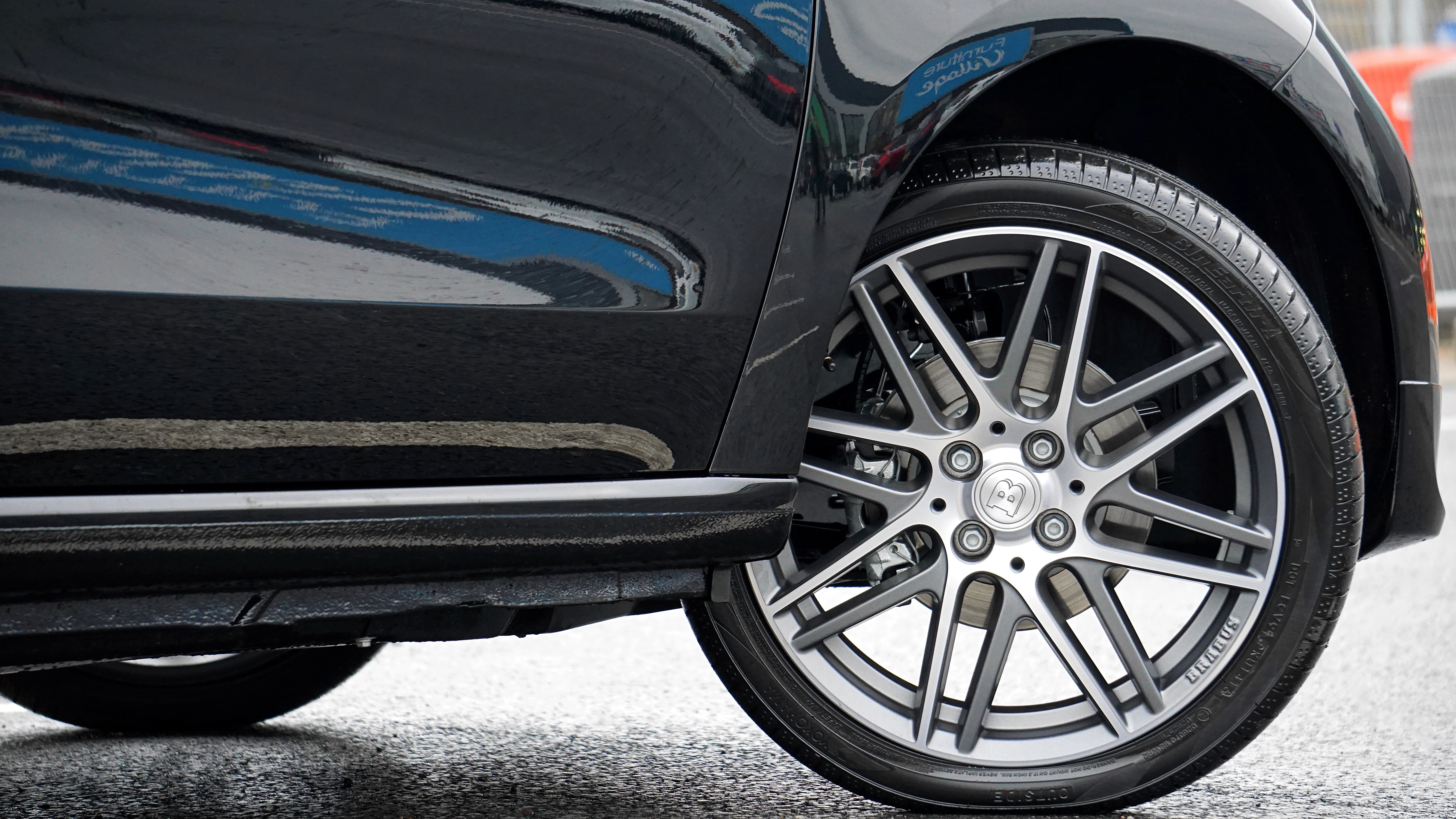motor vehicle, automotive, technology, light, transportation, stationary, auto, metal, brabus, spoke, car, metallic, circle, 5K, silver, drive, city, shine, HD Wallpaper