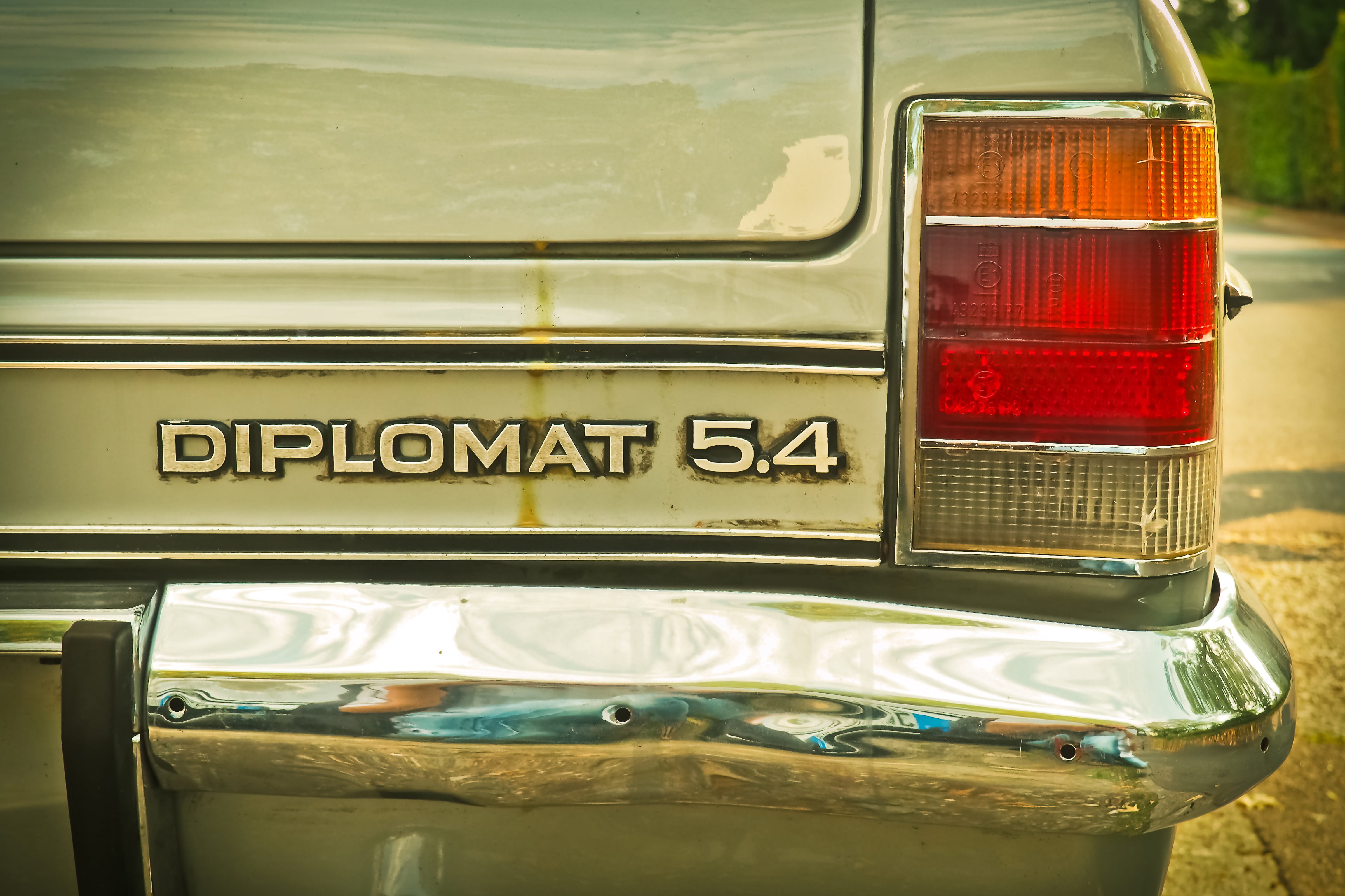 vintage, oldtimer, brake light, outdoors, no people, maintained, sign, capacity, nature, automotive, cozy, beautiful, opel diplomat, passengers cars, mode of transportation, HD Wallpaper