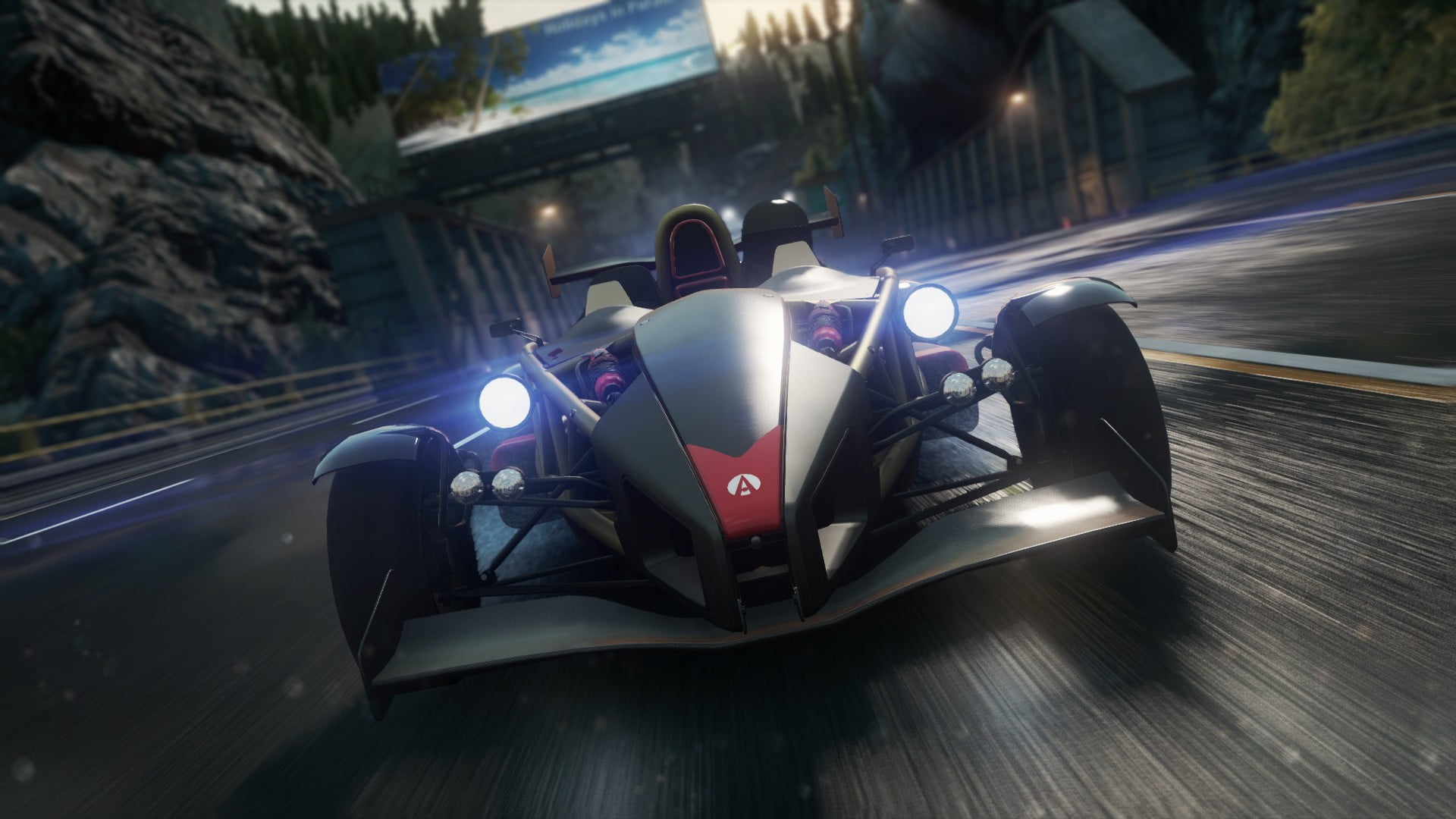 auto racing, competition, no people, illuminated, sport, motor vehicle, 1080P, day, blurred motion, car, outdoors, racing, sports race, lens flare, transportation, HD Wallpaper
