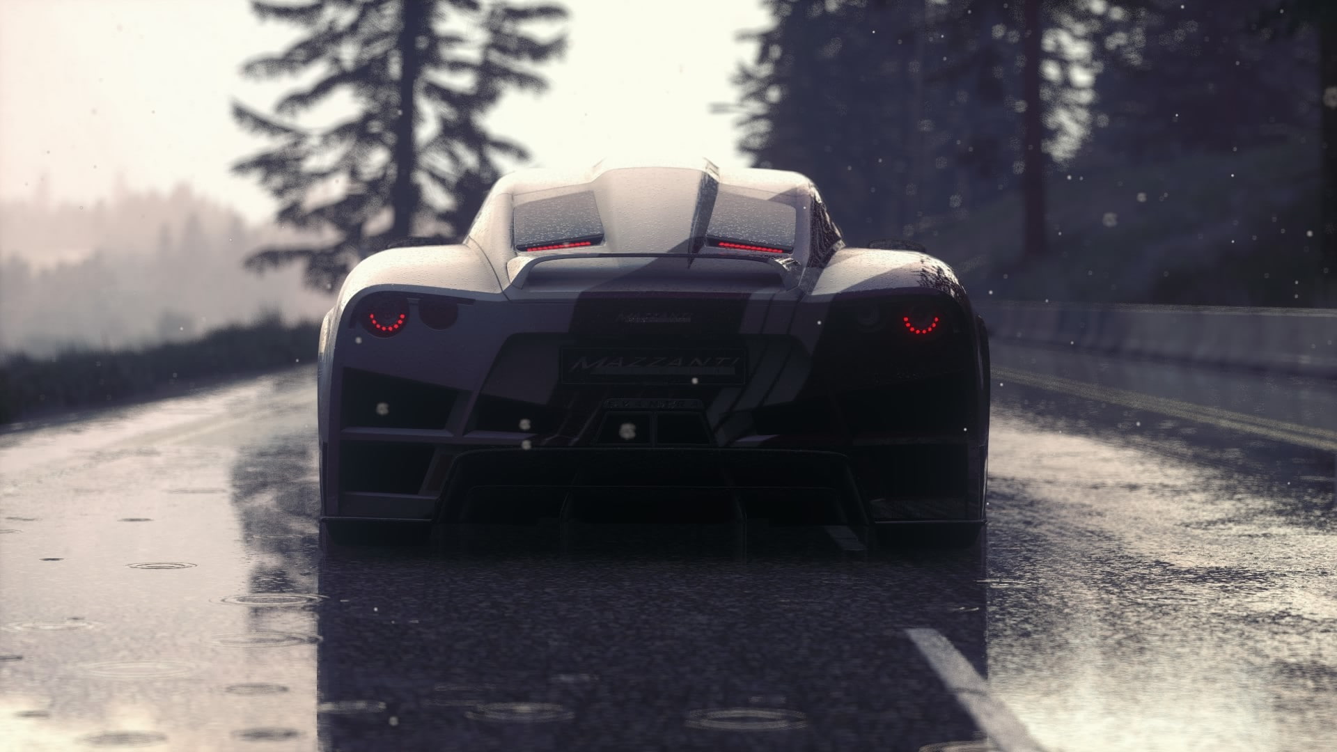 road trip, close-up, transportation, mode of transportation, reflection, Driveclub, selective focus, Mazzanti Evantra V8, nature, surface level, land vehicle, HD Wallpaper