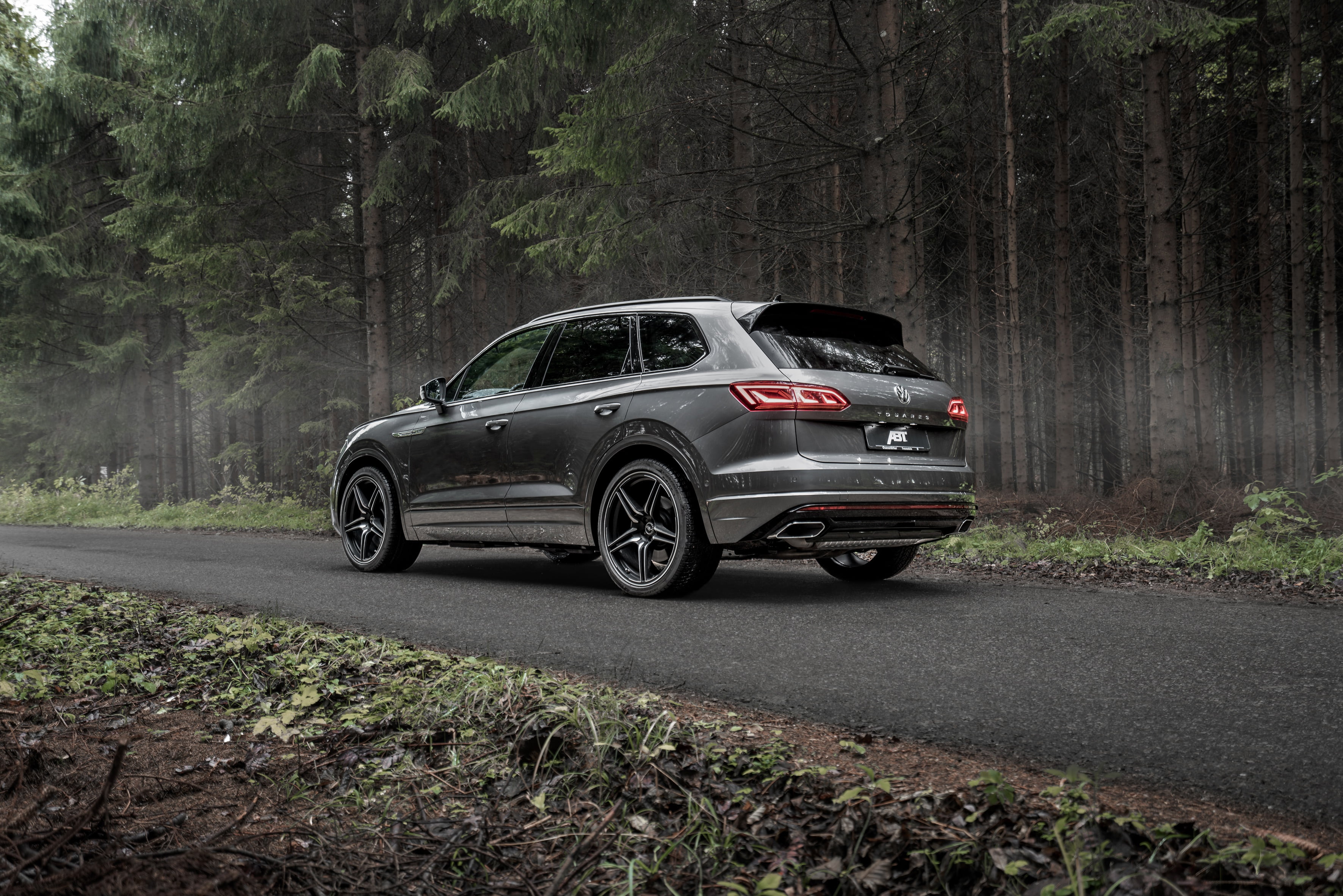 crossover, 2019, R-Line, 2K, V8, Volkswagen, Touareg, ABBOT, TDI, rear view, HD Wallpaper