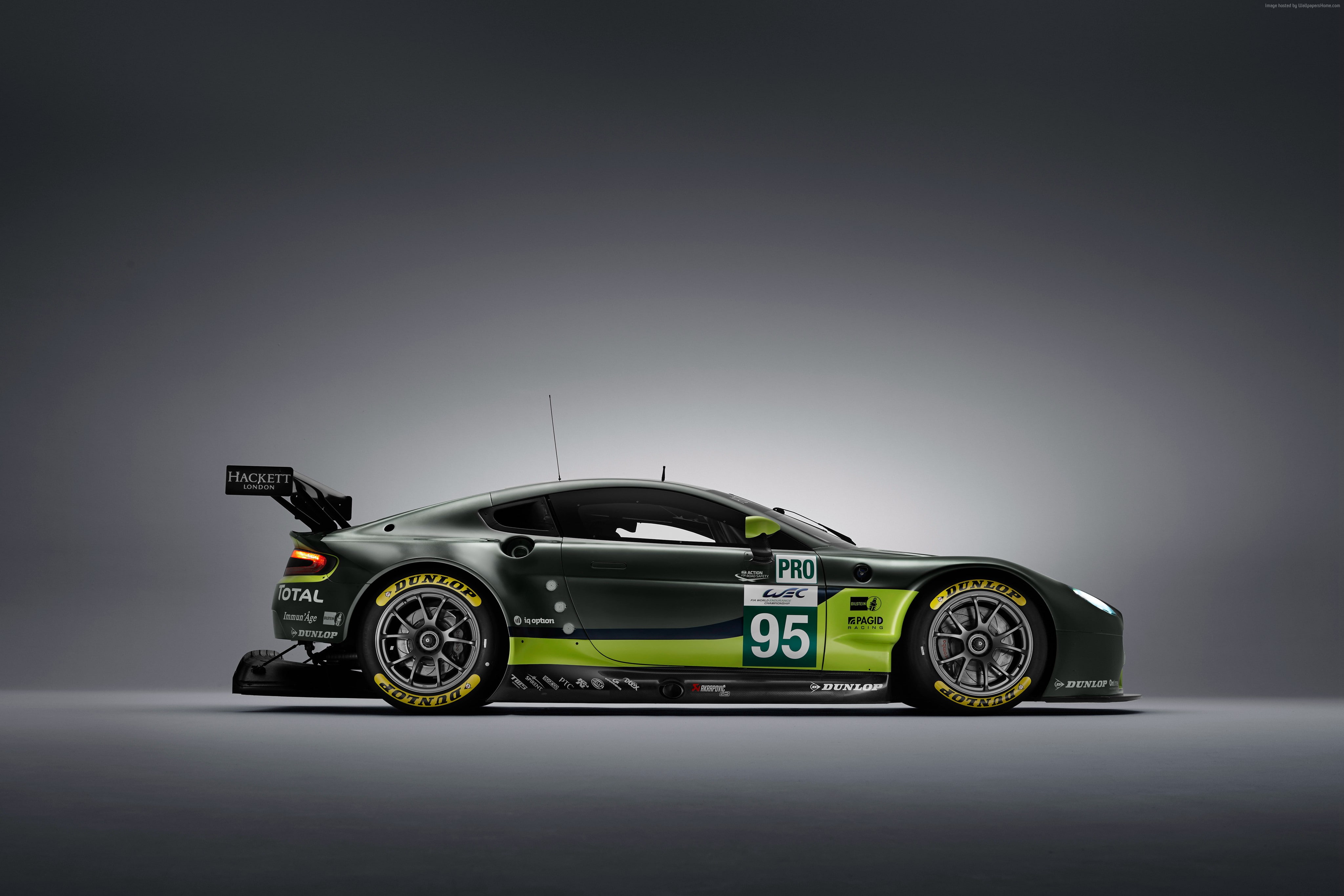 racing cars, Aston Martin V8 Vantage GTE, 4K, HD Wallpaper