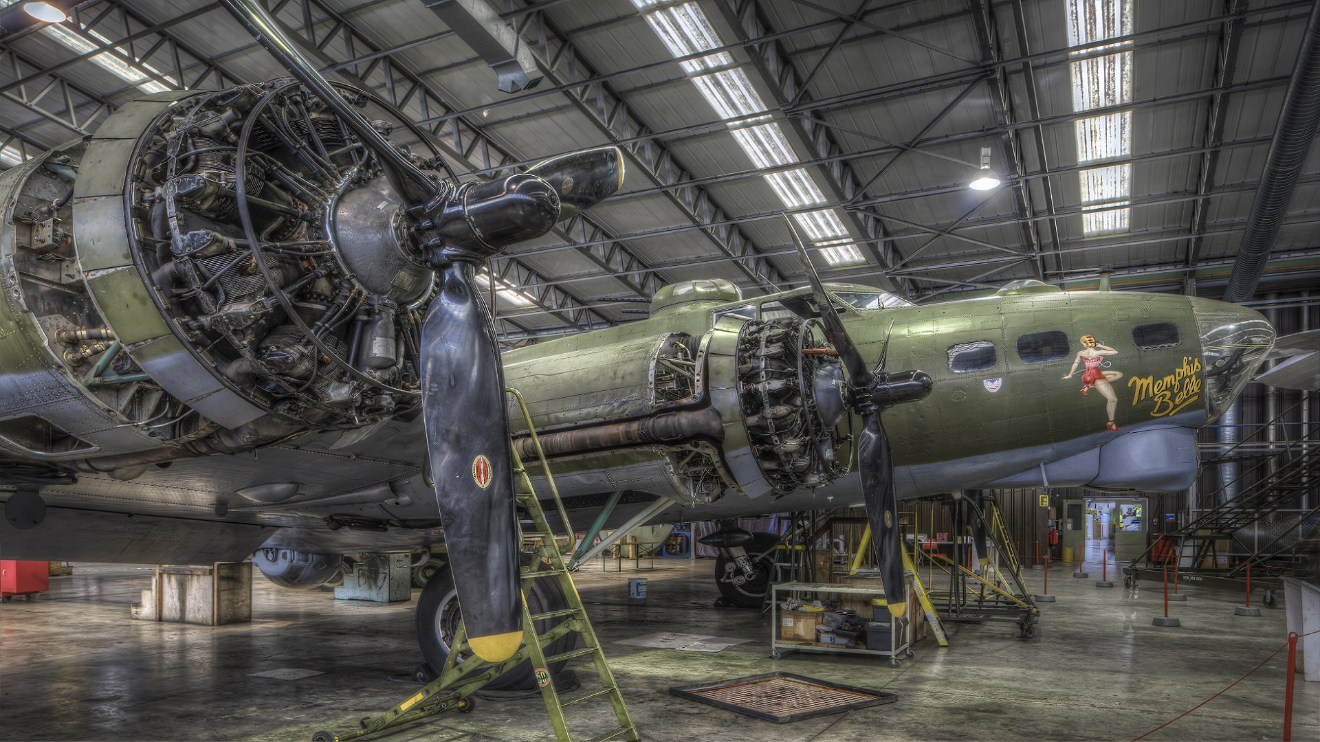 travel, mode of transportation, technology, built structure, metal, aerospace industry, maintaining, complexity, factory, 1080P, no people, memphis, airplane, HD Wallpaper