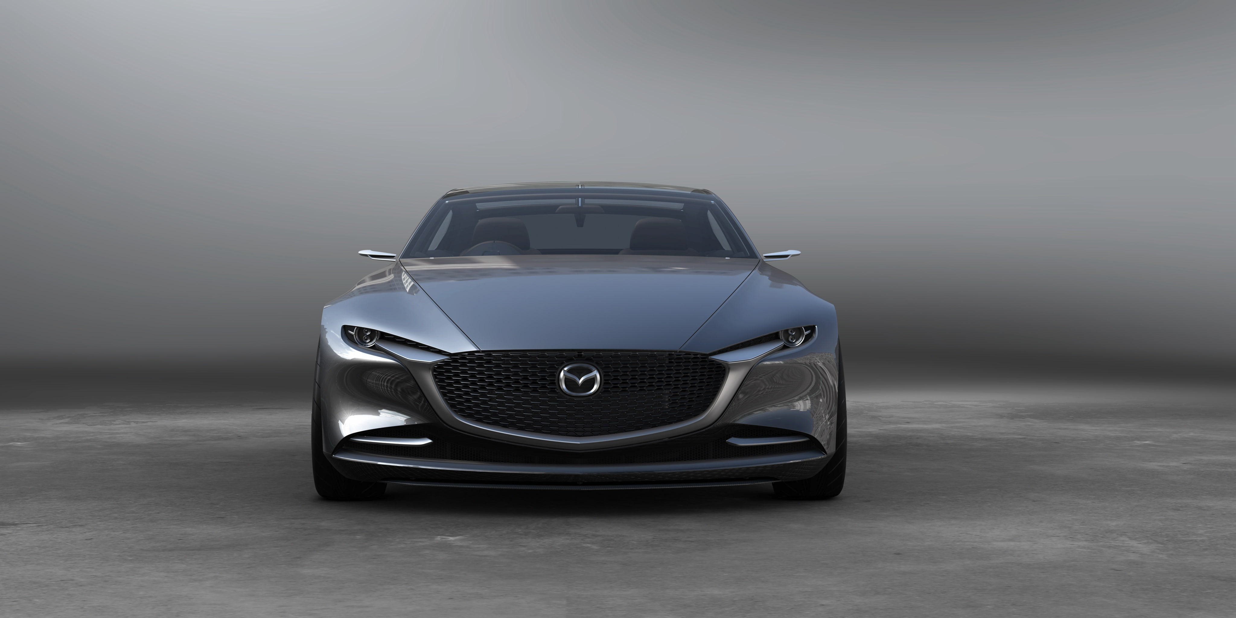 wheel, toy car, 2017, black color, copy space, wealth, Mazda Vision Coupe, gray, mode of transportation, Tokyo Motor Show, Concept cars, luxury, 4K, silver colored, HD Wallpaper