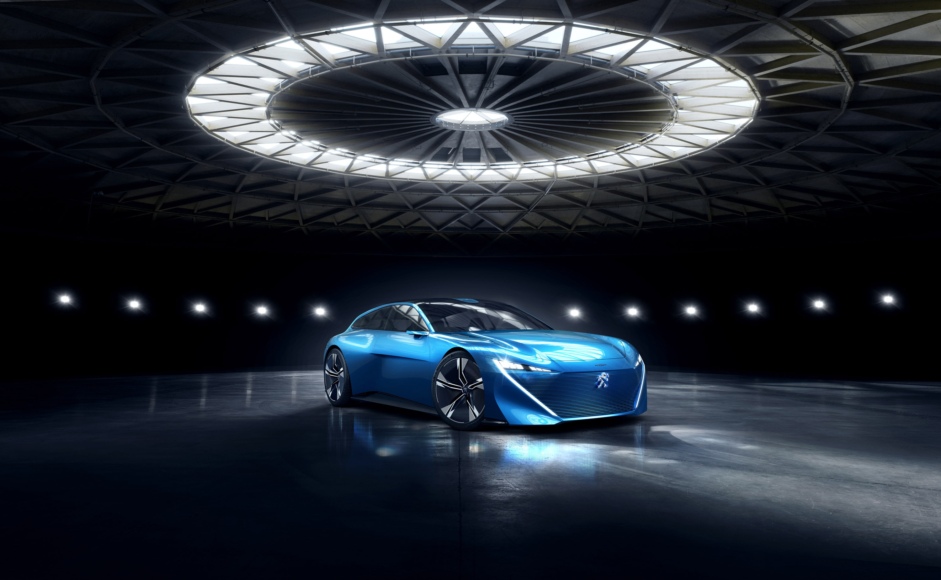 Geneva Motor Show, 2K, 2017, Peugeot Instinct, Self-driving cars, Concept cars, HD Wallpaper