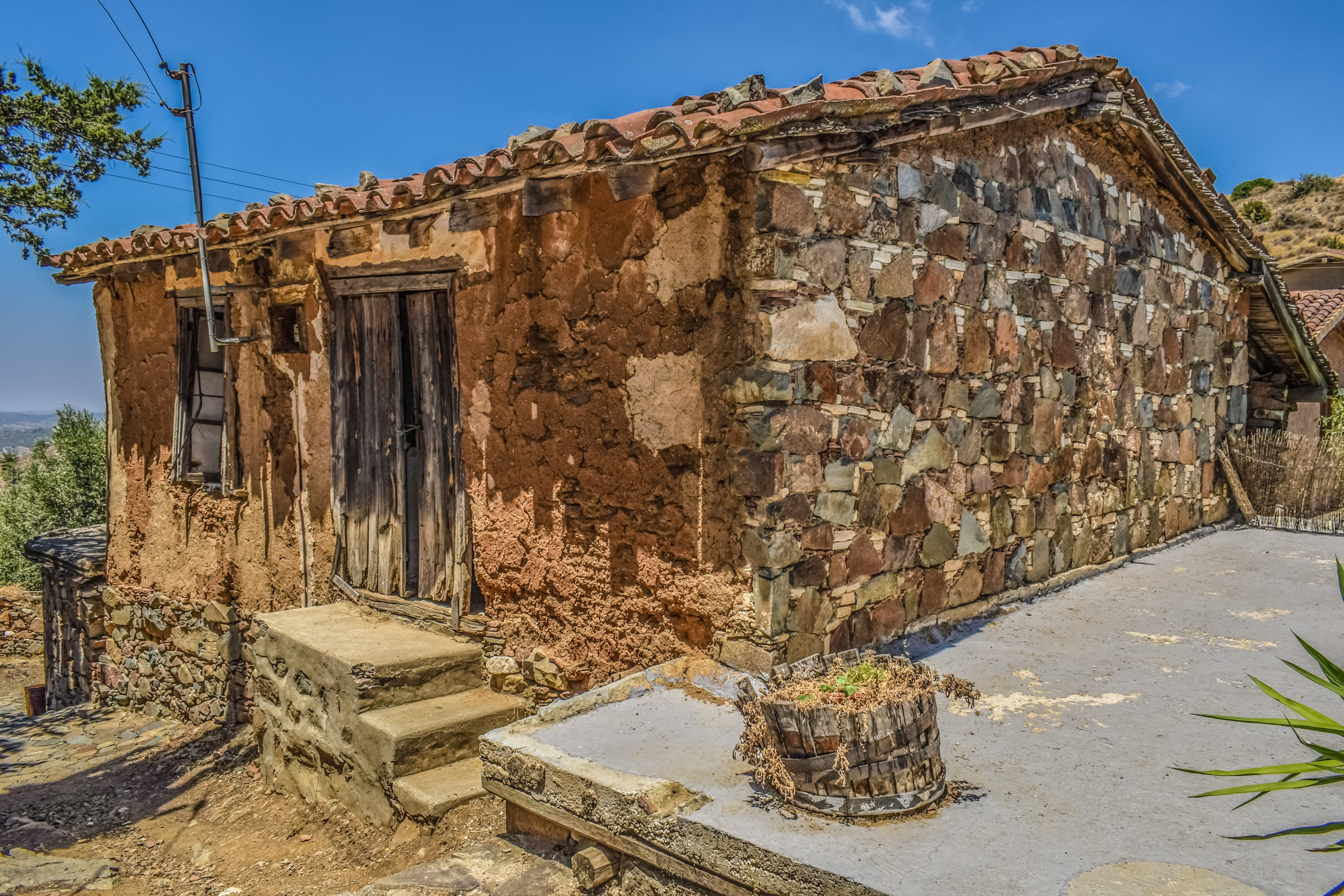 solid, ruined, decay, no people, clear sky, countryside, old ruin, traditional, history, old, the past, deserted, world heritage, plant, landscape, built structure, HD Wallpaper