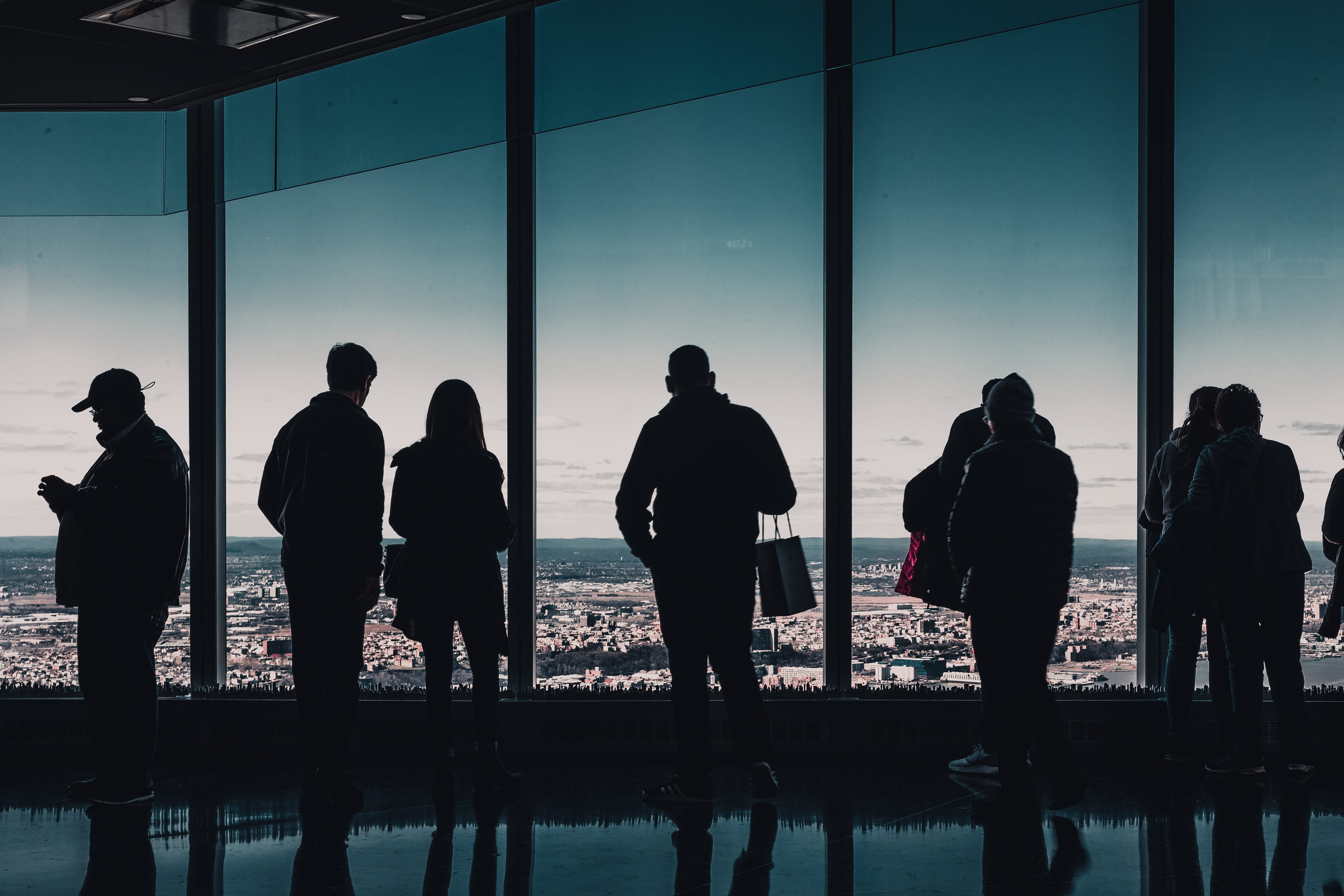 wall, near, 5K, banister, day, water, architecture, real people, building, airport, silhouette, handrail, human, security, door, person, waiting, sky, HD Wallpaper