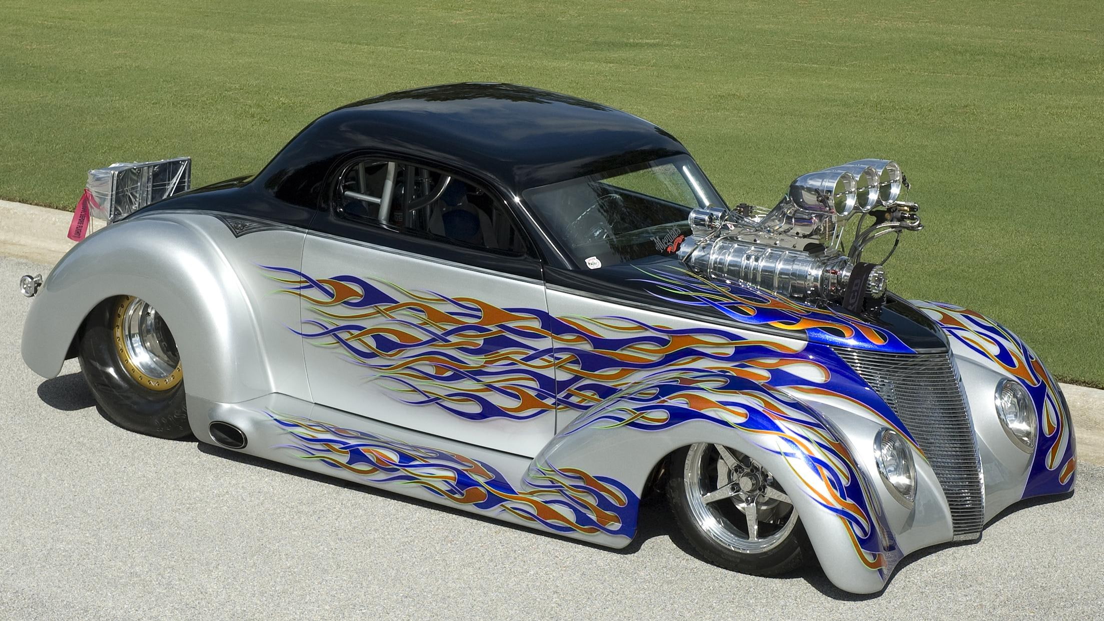 1937, drag, blown, coupe, dragster, vintage, ford, classic, modified, highly, custome, engine, 1080P, HD Wallpaper