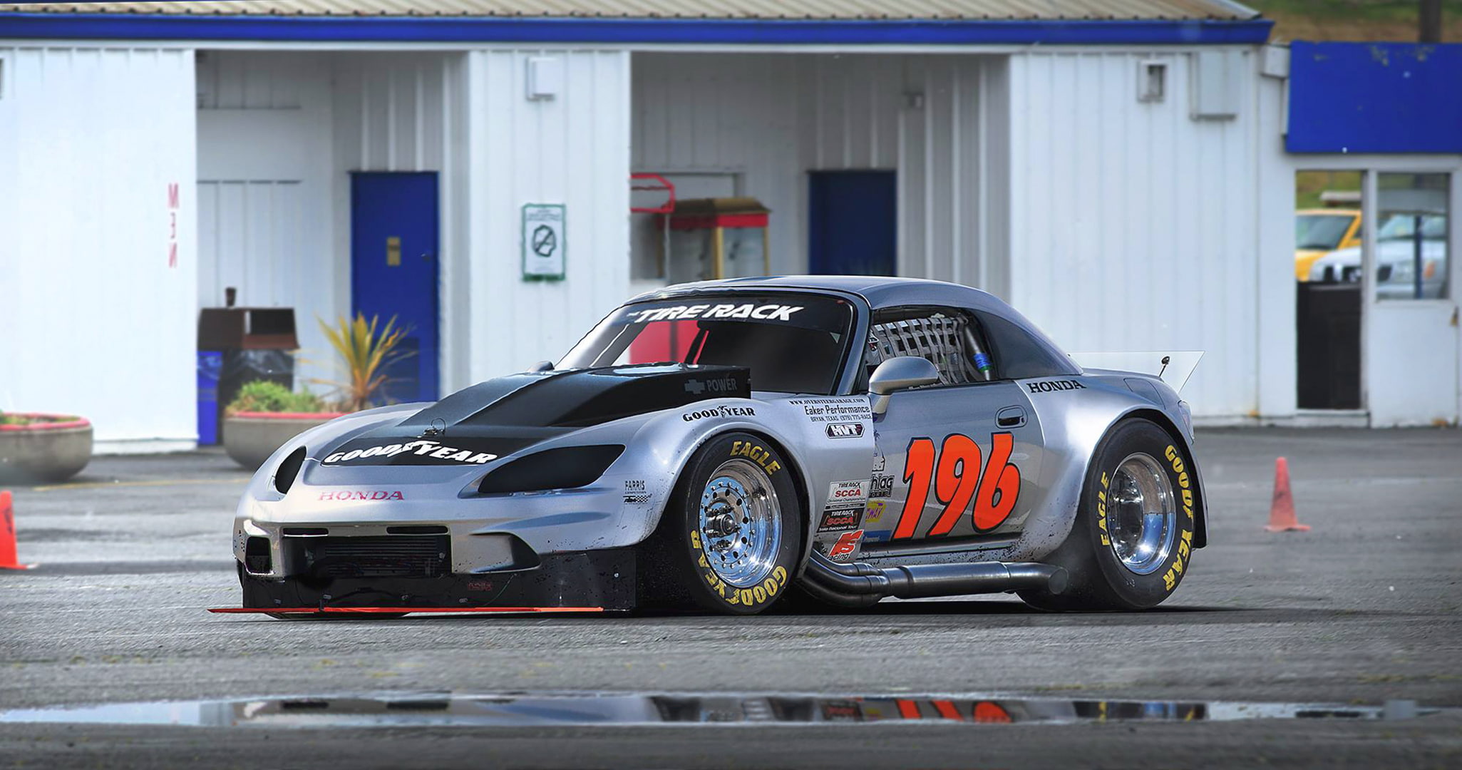 Reflection, S2000, Dragster, Silver, Honda, 1080P, by Khyzyl Saleem, Tuning, Future, HD Wallpaper
