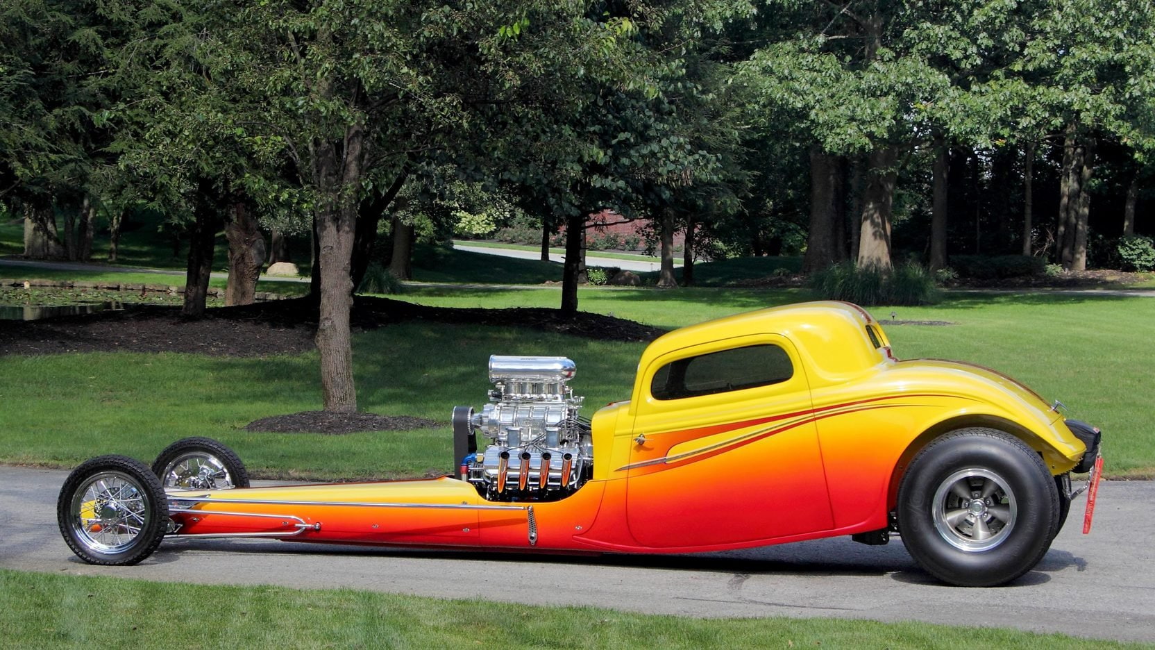 3-window, dragster, 720P, cars, 1934, coupe, ford, HD Wallpaper