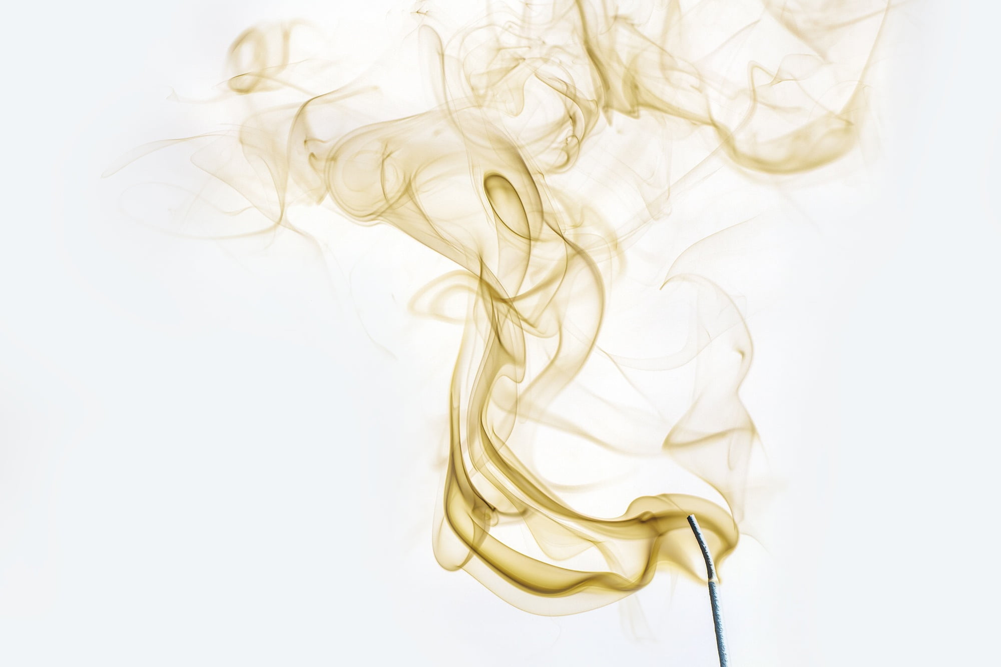 smoky, air, line, smooth, timelapse, scent, white background, odor, luminosity, gold colored, copy space, white color, no people, close-up, wispy, HD Wallpaper