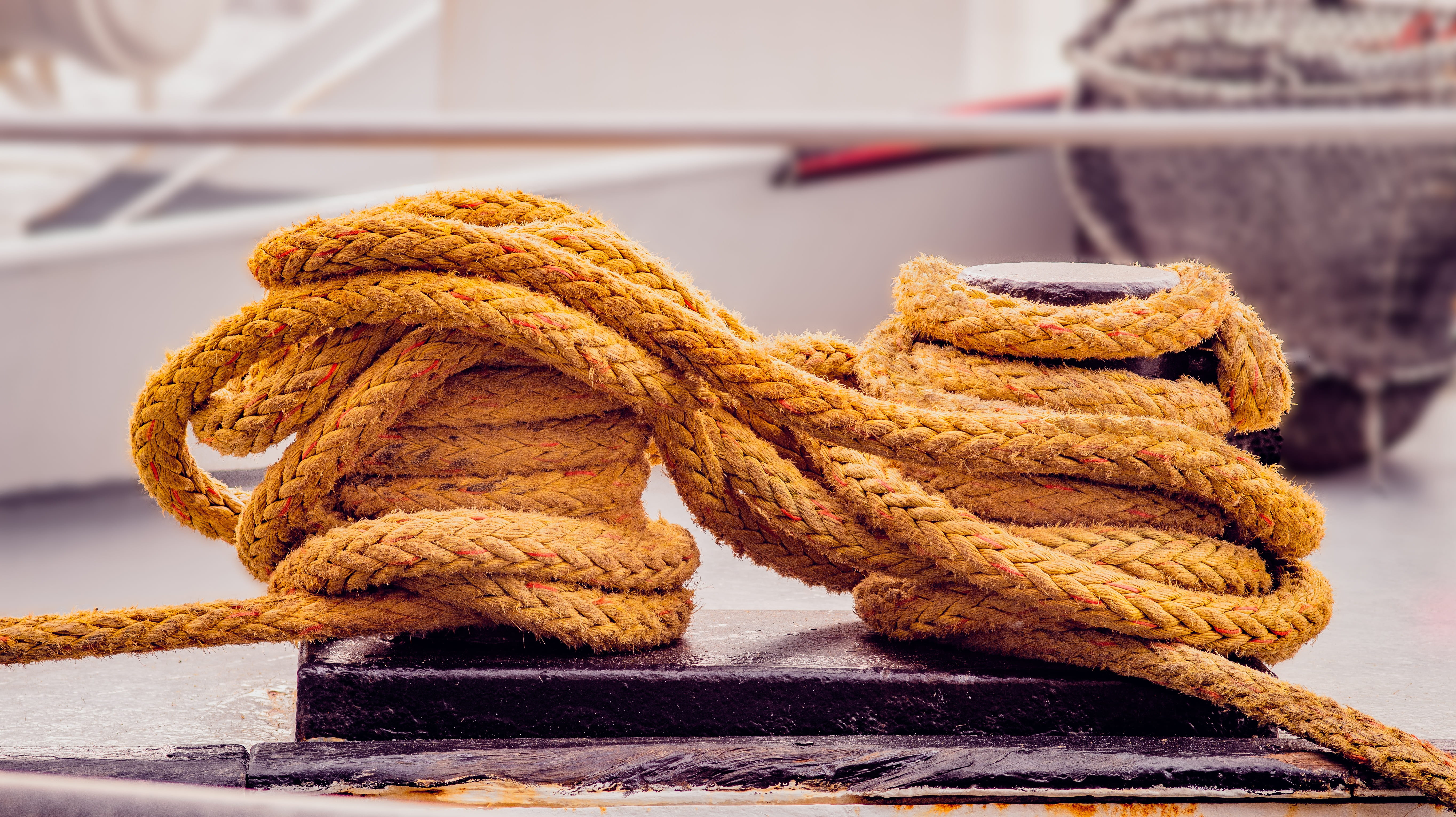 abstract, ropes, cable, brown, boat, quay, maritime, metal, business finance and industry, ball of wool, ship, craft, no people, snack, tros, knot, table, HD Wallpaper