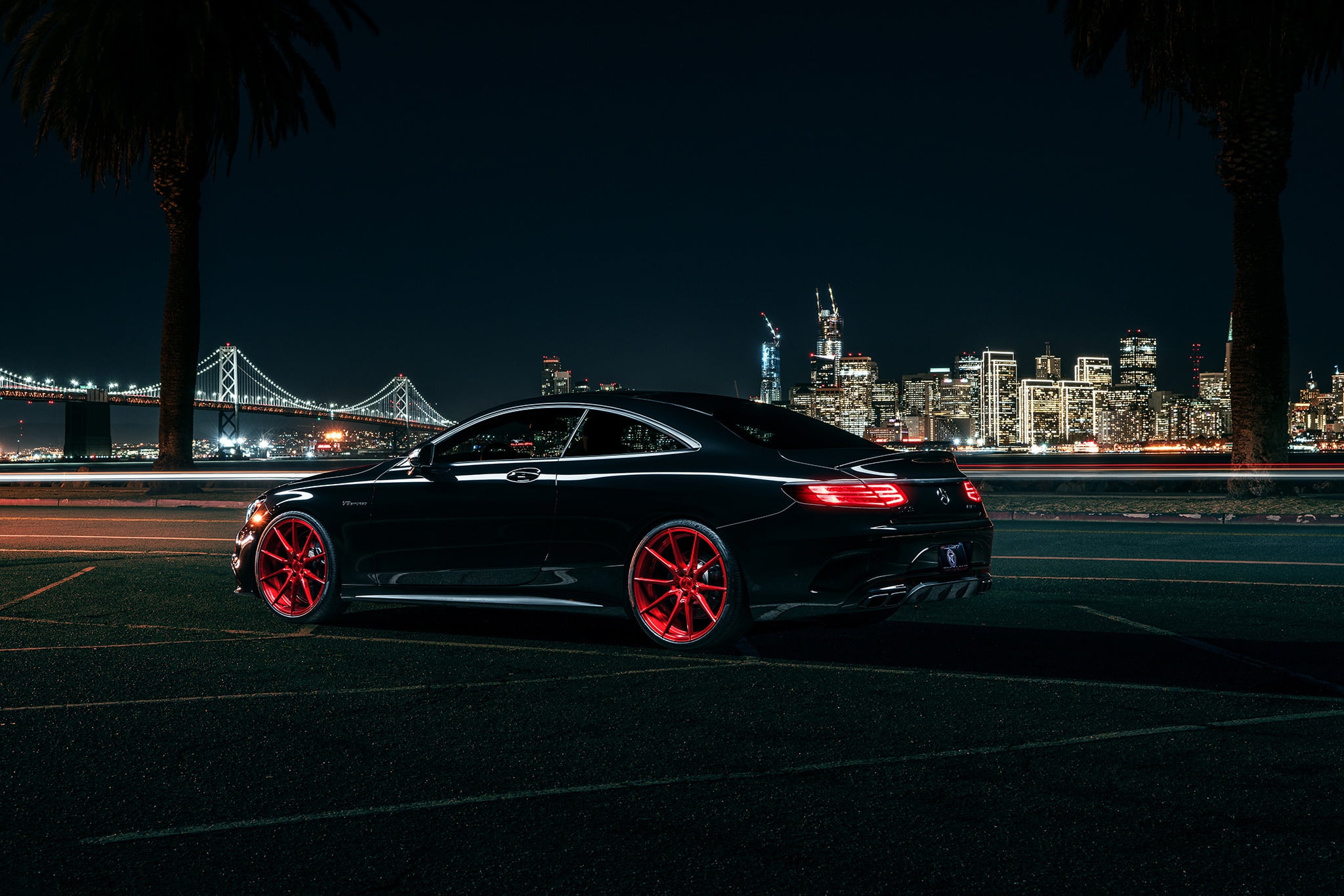 mode of transportation, outdoors, Wheels, Coupe, Before, motor vehicle, built structure, speed, Garde, S63, car, no people, city, blurred motion, Rear, HD Wallpaper