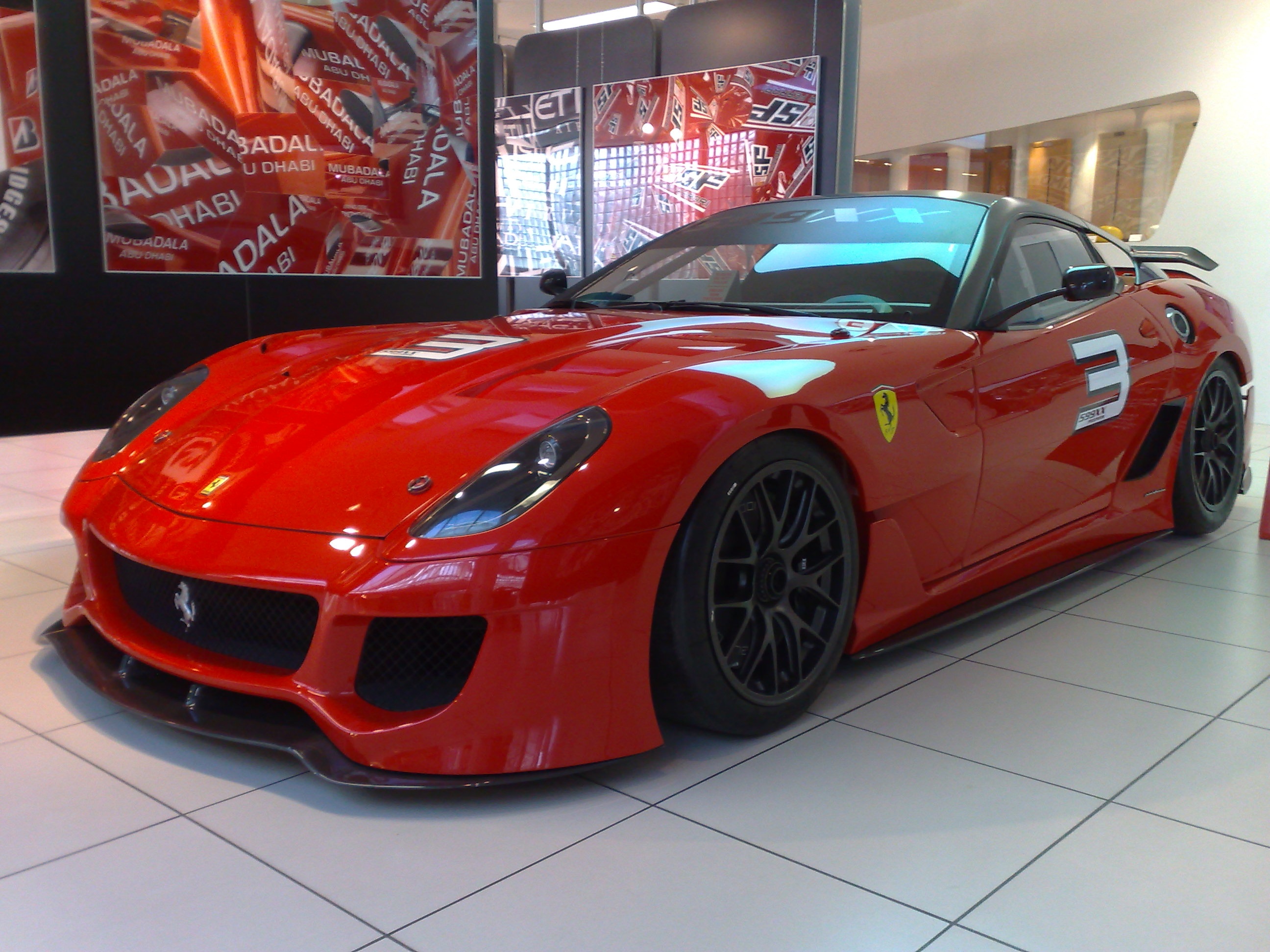 car, stationary, tile, reflection, transportation, vehicle, architecture, 2K, prestige, design, fast, ferrari 599xx, expensive, land vehicle, automobile, HD Wallpaper