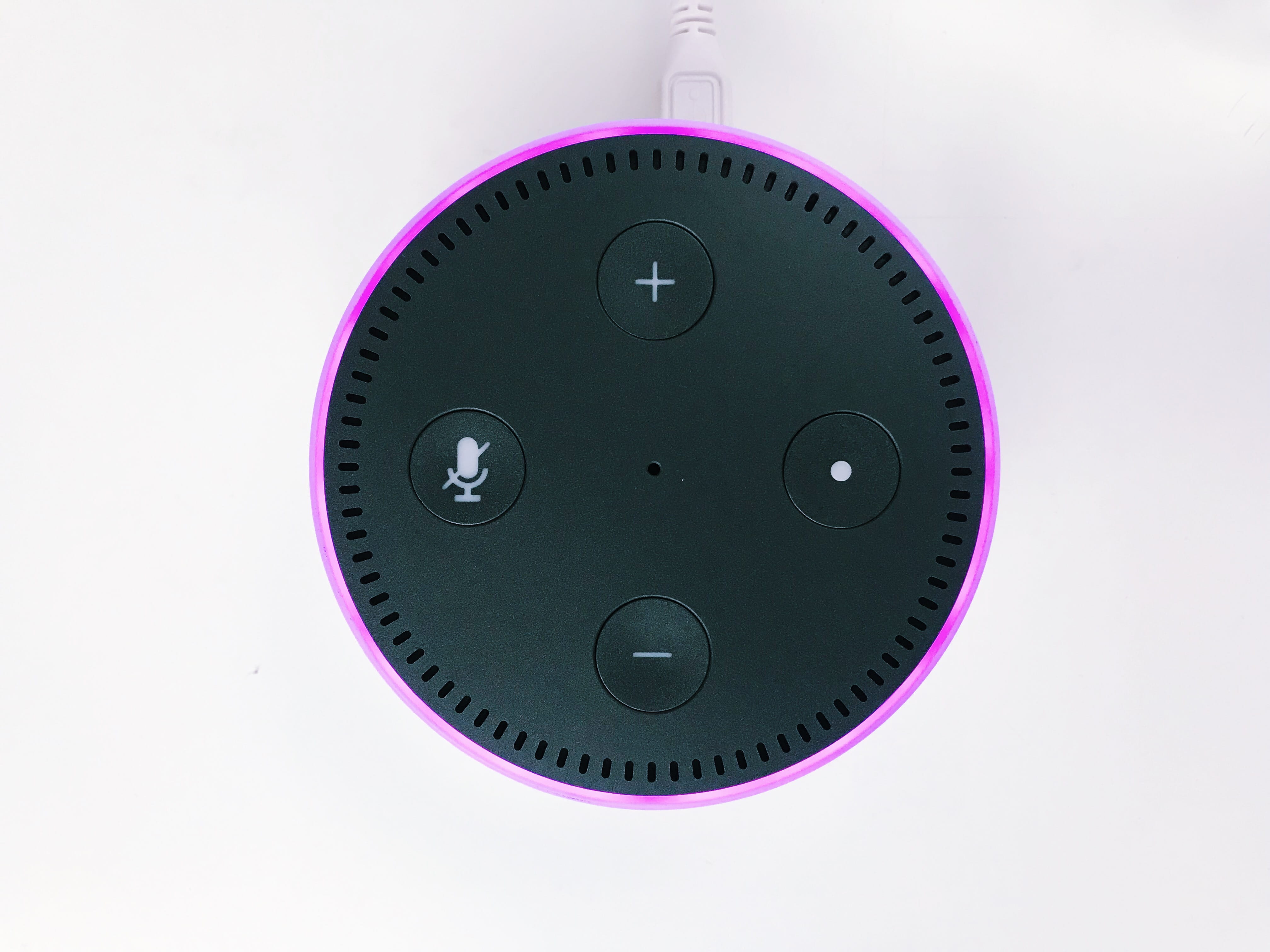 studio shot, number, circle, clock, 4K, pink color, amazon alexa, echo dot, shower faucet, clock tower, brake, technology, reel, alexa, appliance, geometric shape, HD Wallpaper