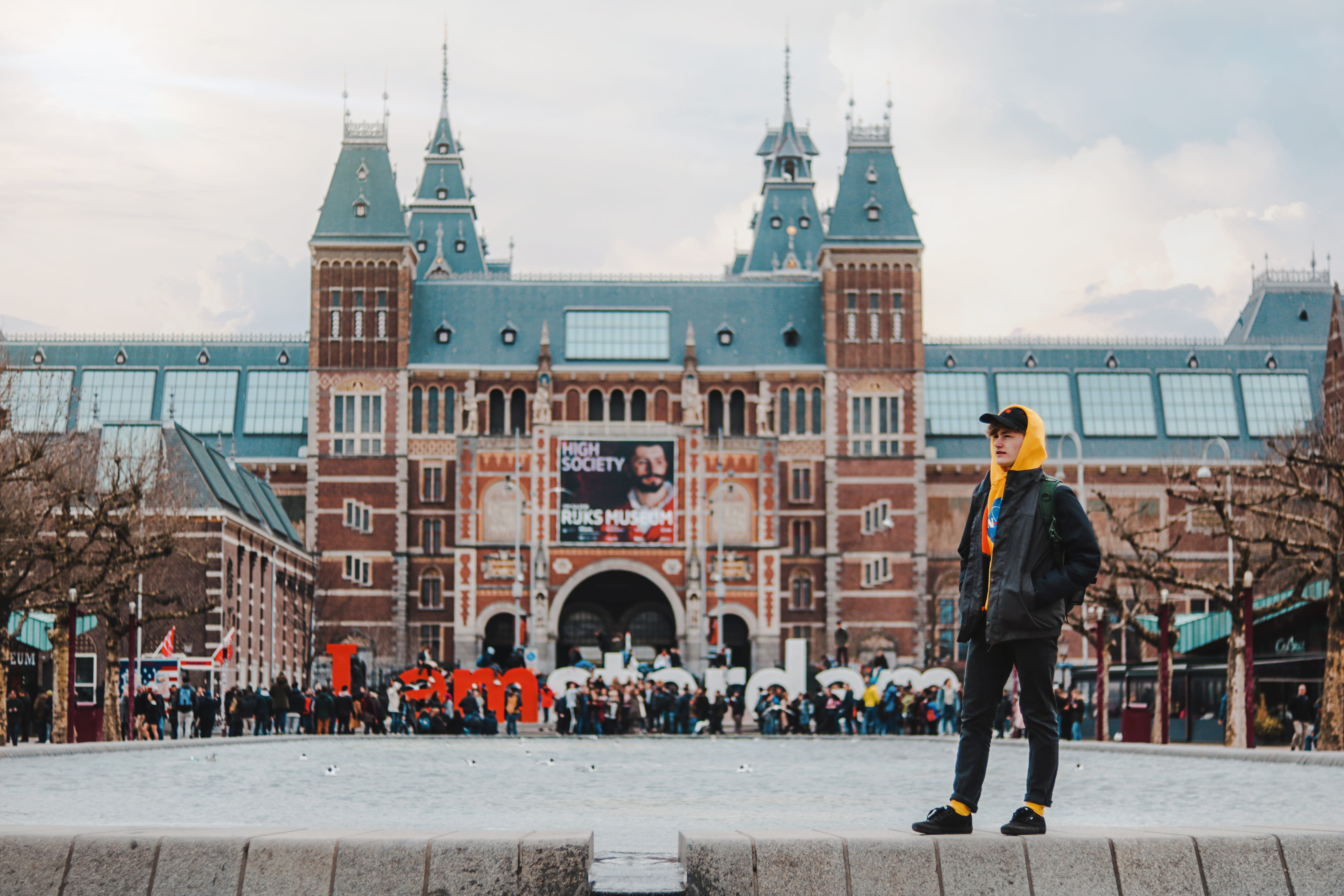 nature, amsterdam, crowd, model, travel destinations, built structure, men, real people, man, day, iamamsterdam, full length, tourism, hoodie, thenetherland, HD Wallpaper