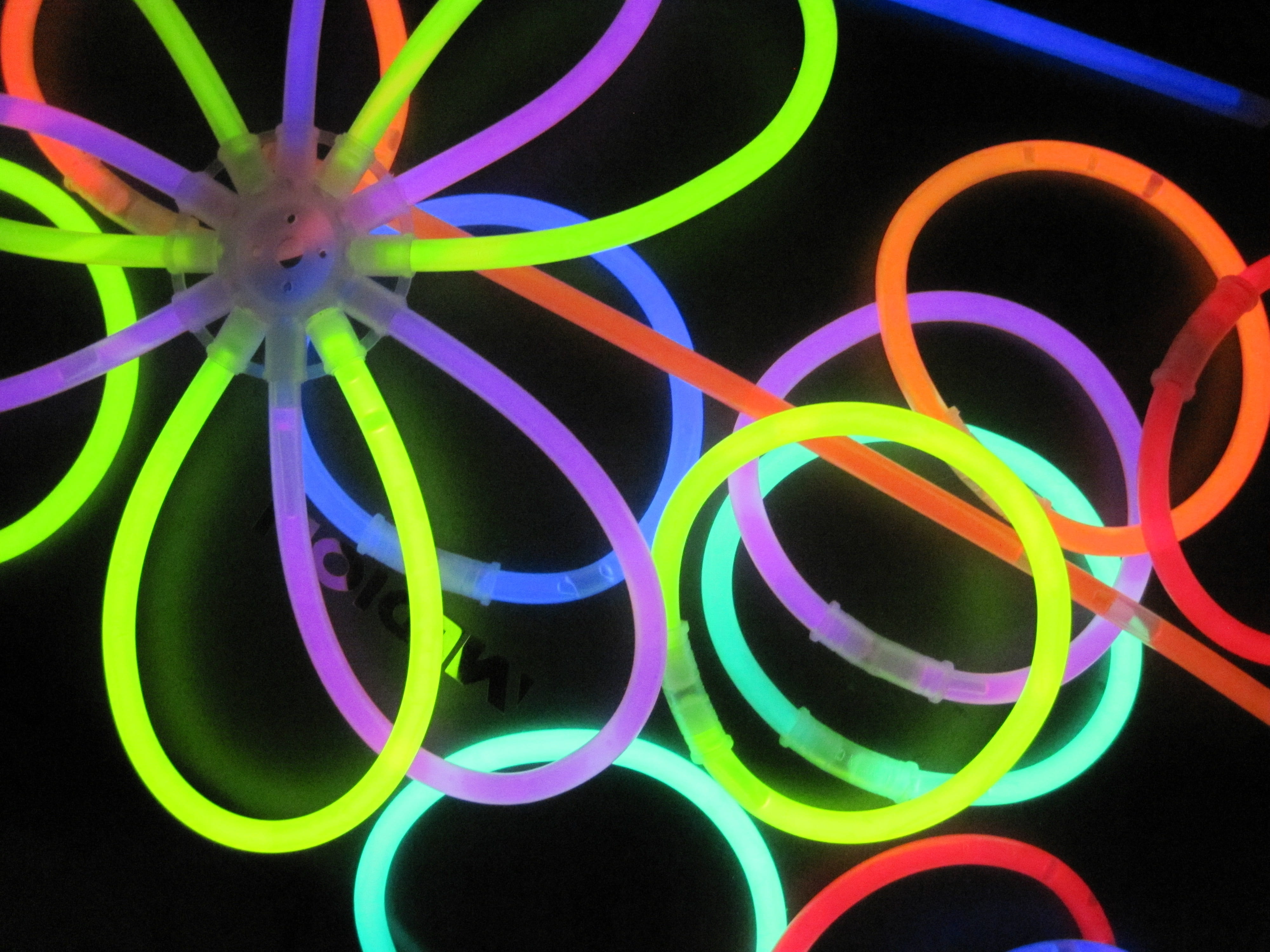 Colorful, led, art and craft, lights, glowing, deco, Color, bracelets, design, no people, abstract, neon, full frame, Light, multi colored, 4K, pattern, HD Wallpaper